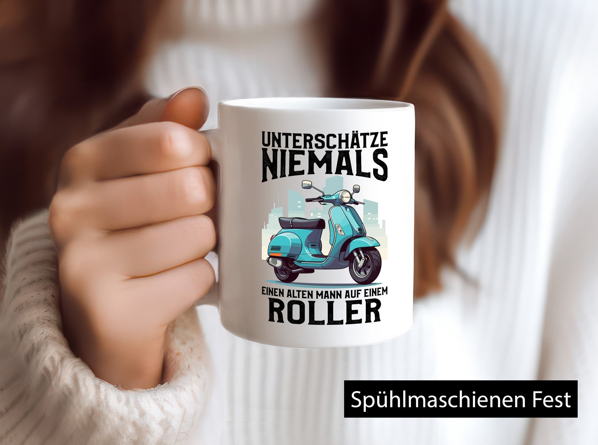 Unterschätze keinen alten mann auf dem Roller | Motorscooter v2 Geschenkidee