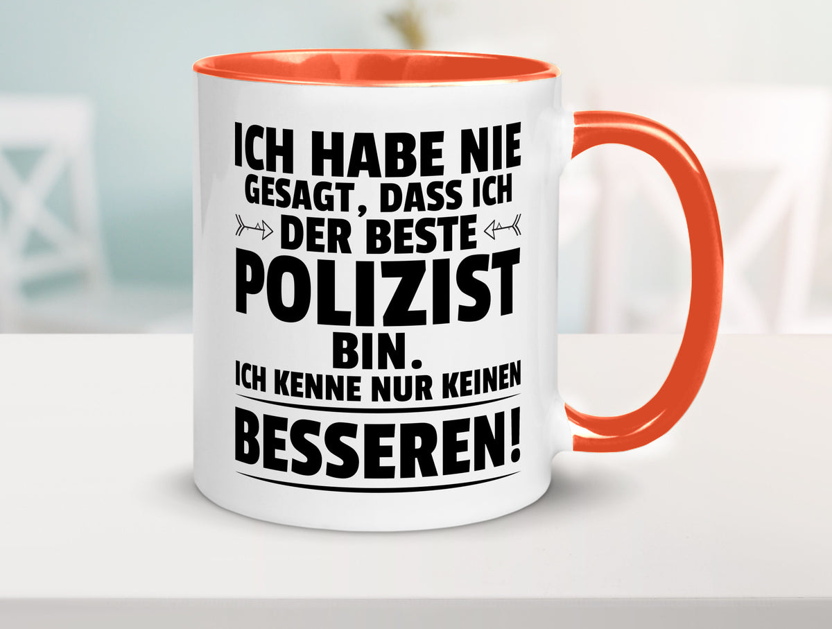 Der Beste Polizist | Polizei Humor Geschenkidee Tasse