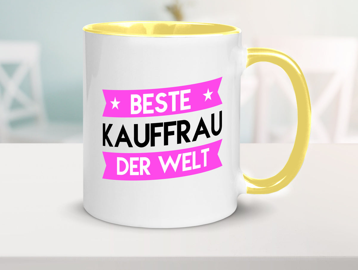 Beste Kauffrau | Kauffrauen Geschenkidee Humor Tasse