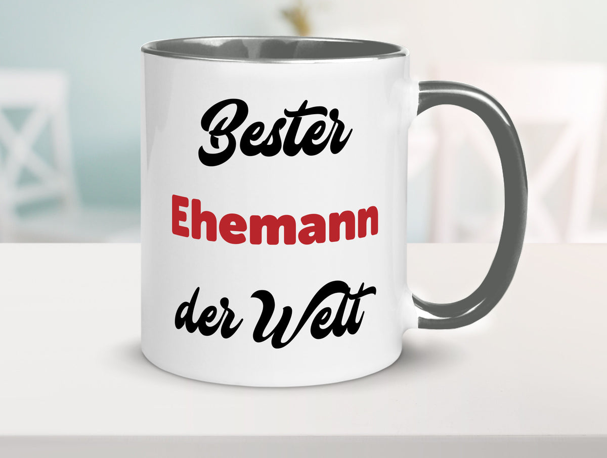 Bester Ehemann der Welt | Ehepaar Geschenkidee Humor Tasse