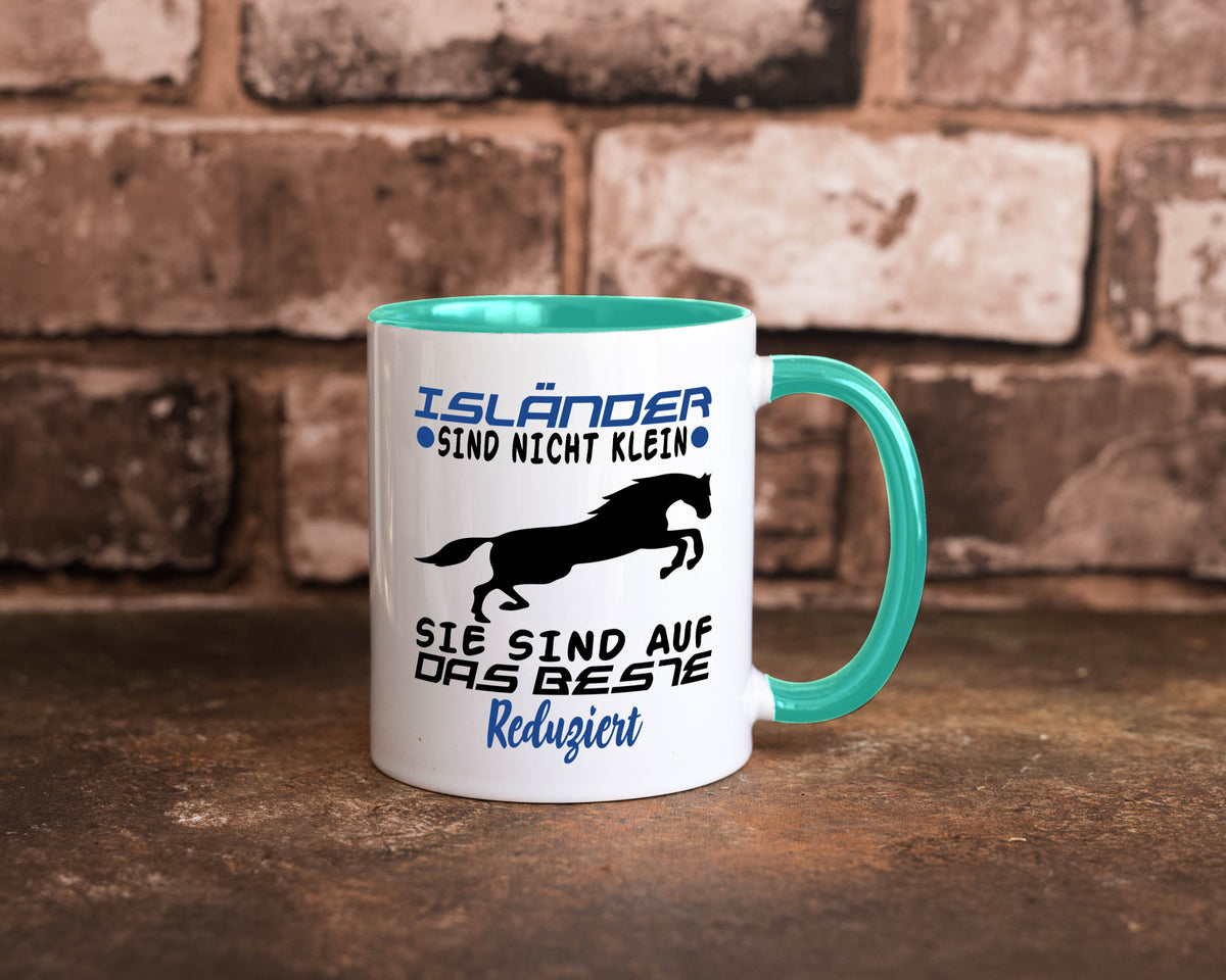 Isländer sind nicht klein | Auf das beste reduziert Geschenk Humor Geschenkidee Tasse