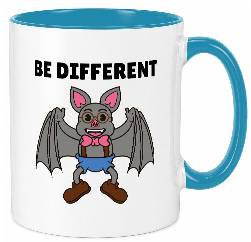 Be Different Geschenk Humor Geschenkidee lustiger Spruch Tasse