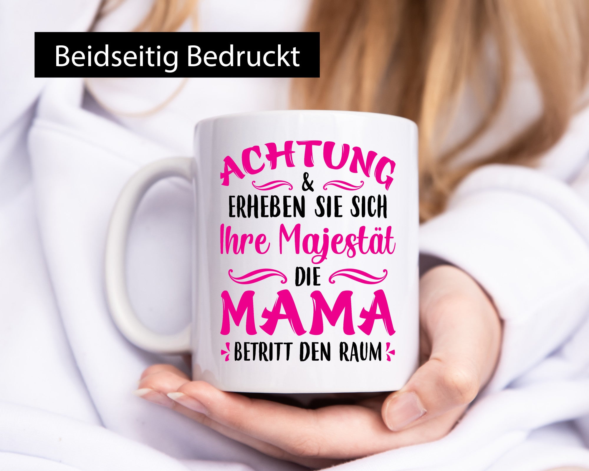 Achtung erheben sie sich | mama betritt den Raum lustig Familie Geschenkidee
