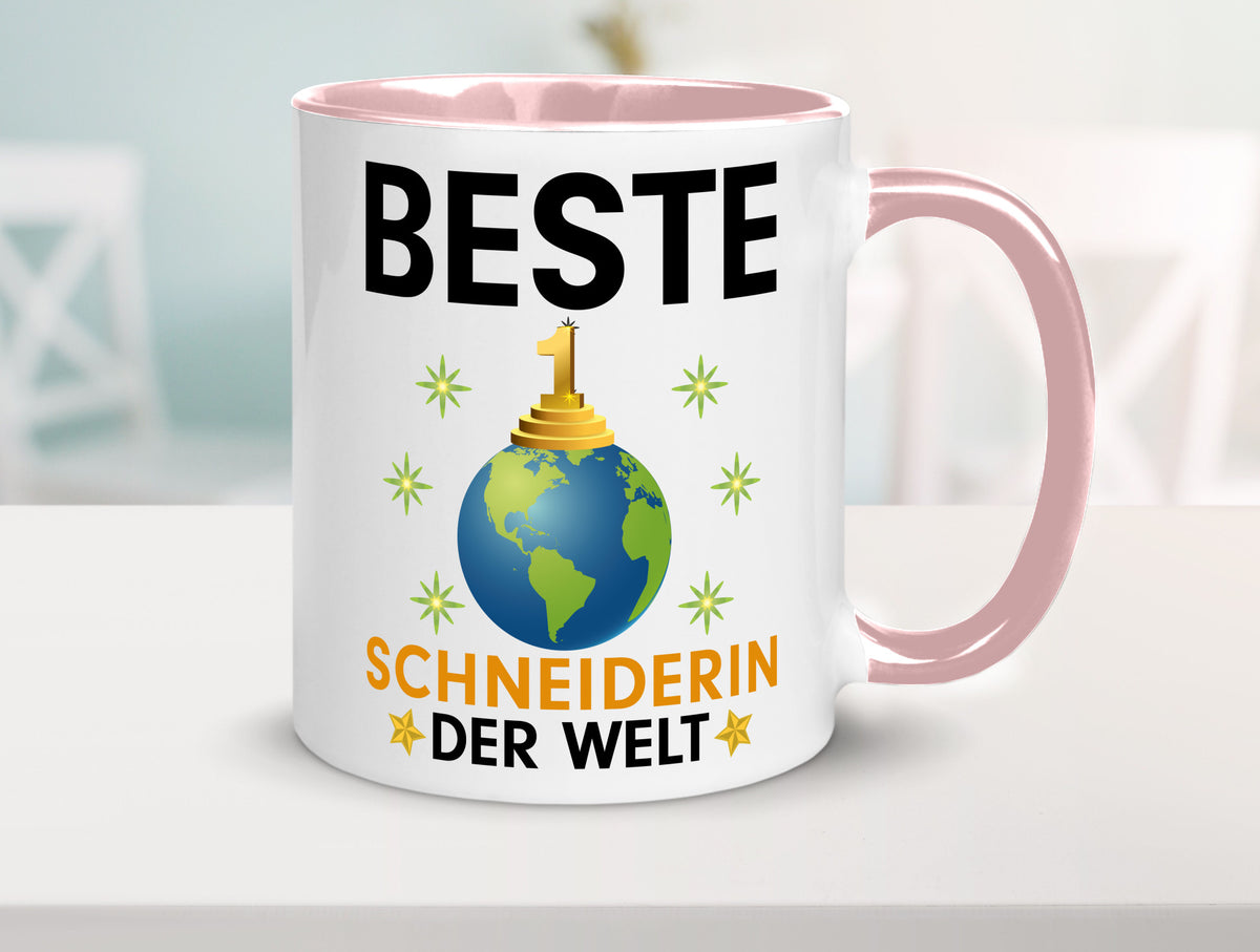 Welt Beste Schneiderin | Beruf Schneiderei lustiger Spruch Geschenk Arbeit Tasse