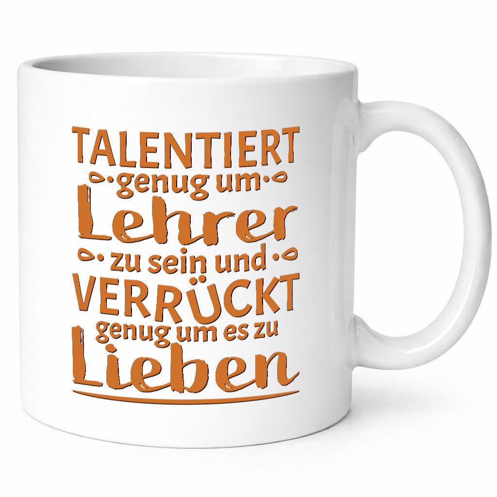 Talentierter Lehrer, verrückt um es zu lieben lustig Tierliebhaber Humor