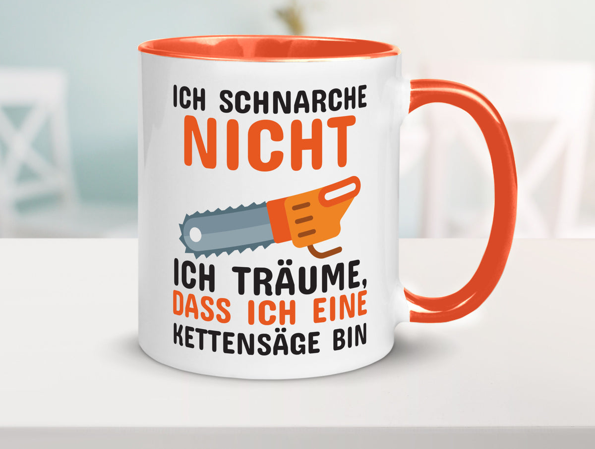 Ich schnarche nicht lustiger Spruch Geschenk Humor Geschenkidee Tasse