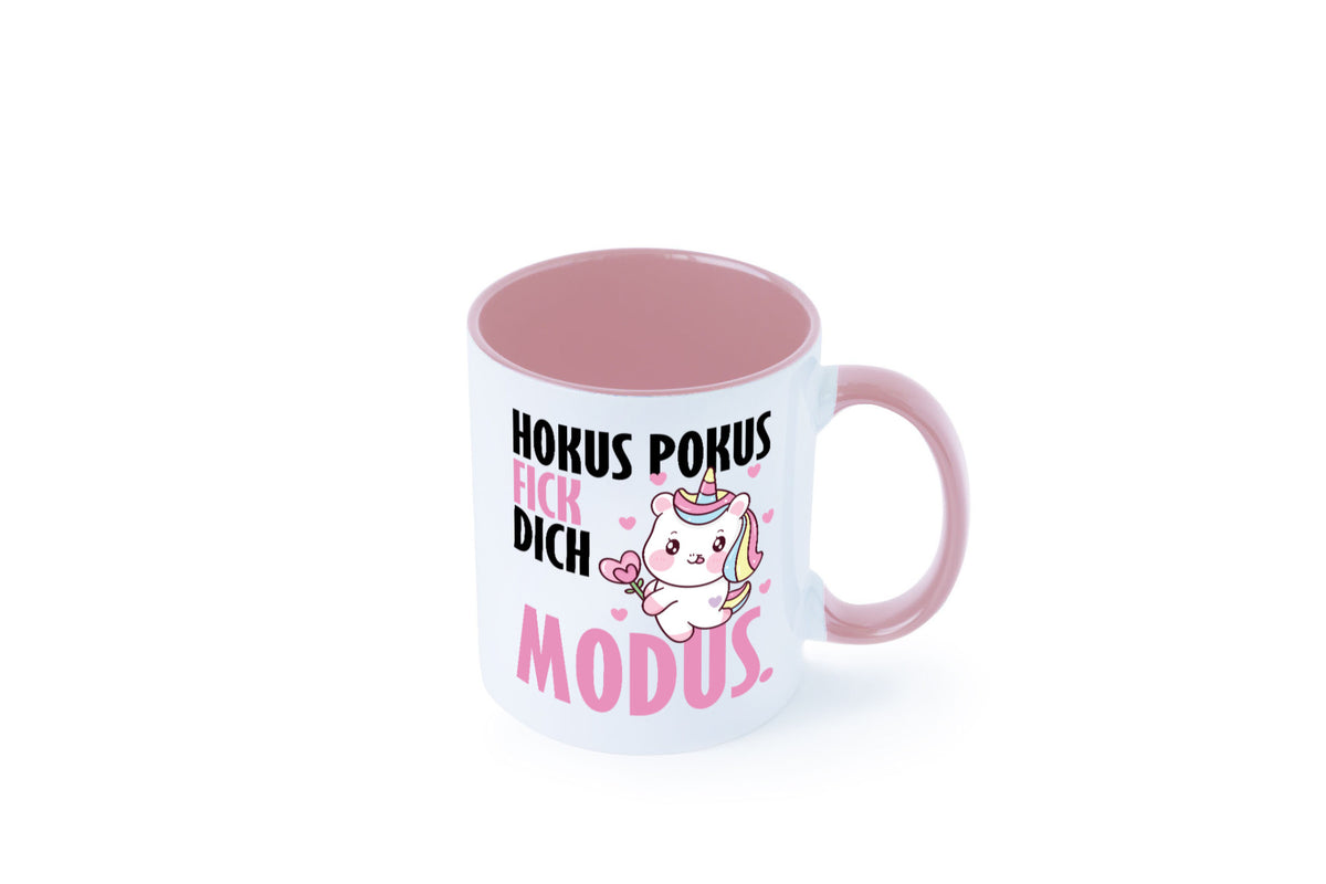 Hokus Pokus lustiger Spruch Geschenk Humor Geschenkidee Tasse
