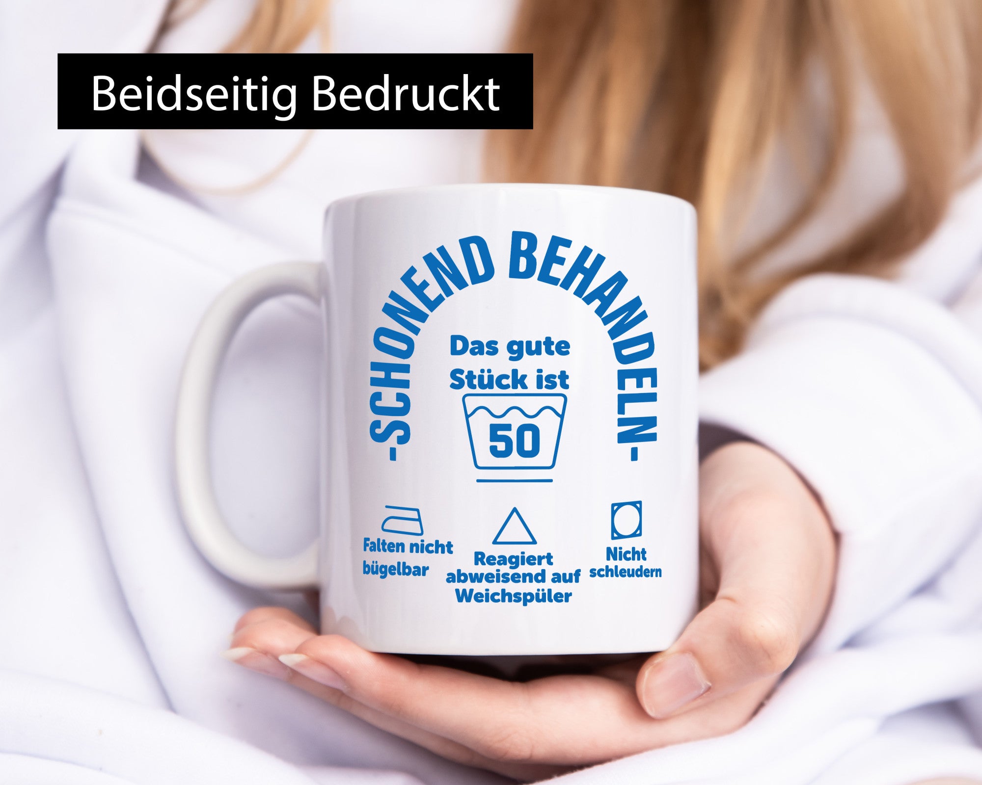 Schonend behandeln | 50 Geburtstag Humor Geschenkidee Tasse