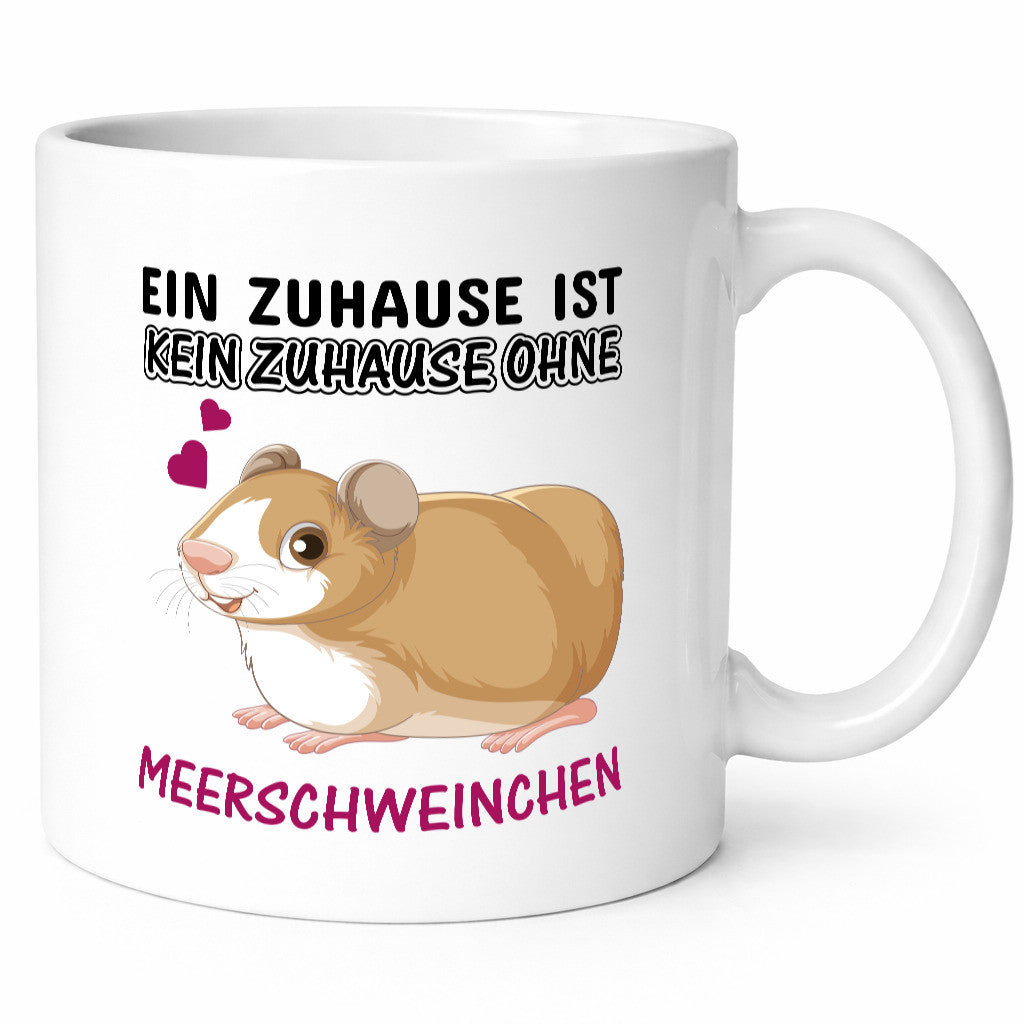 Ohne Meerschweinchen kein Zuhause Humor Geschenkidee Tasse