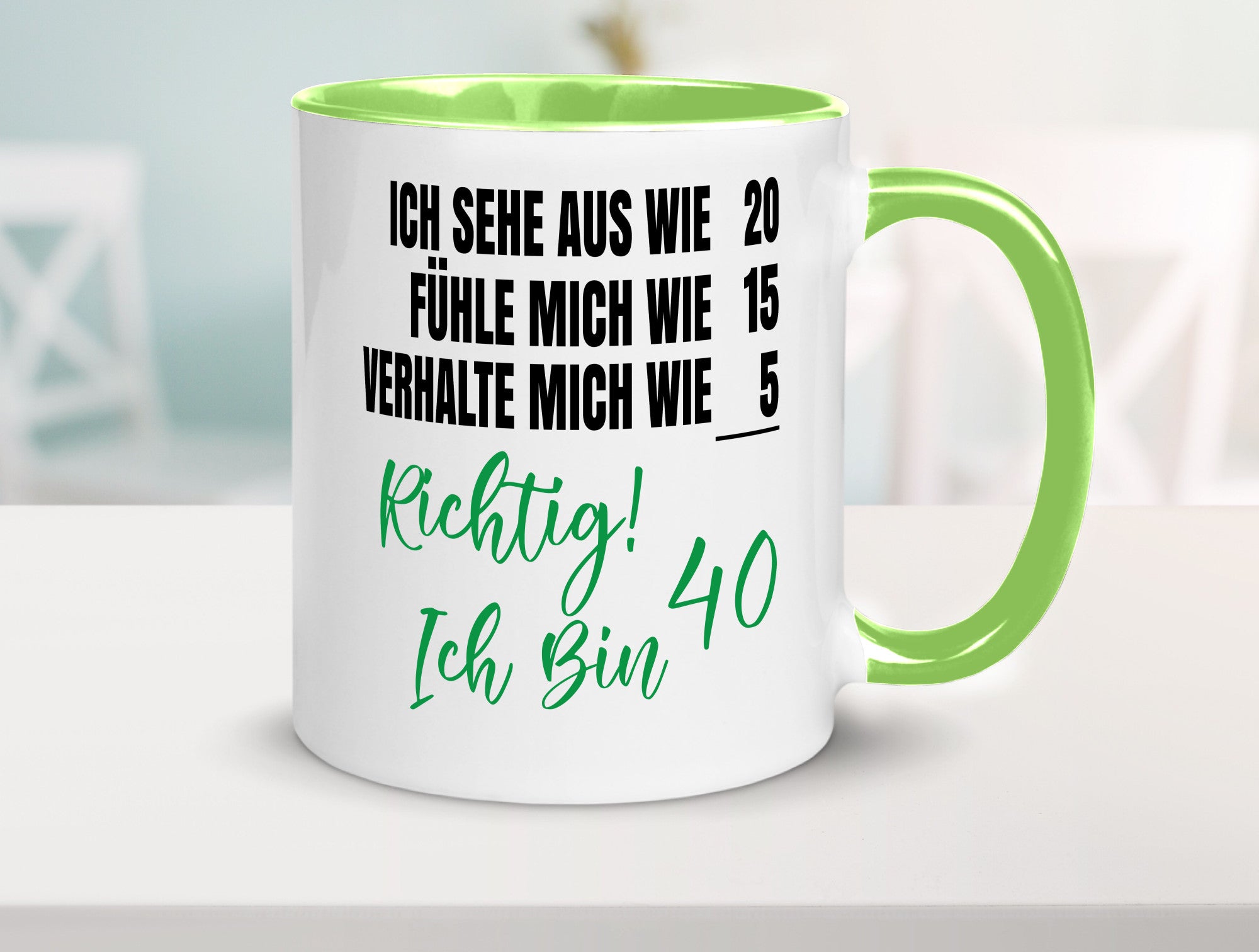 Ich bin Jung | 40 Geburtstag Verhalte mich wie ein Kind Geschenk Geschenkidee