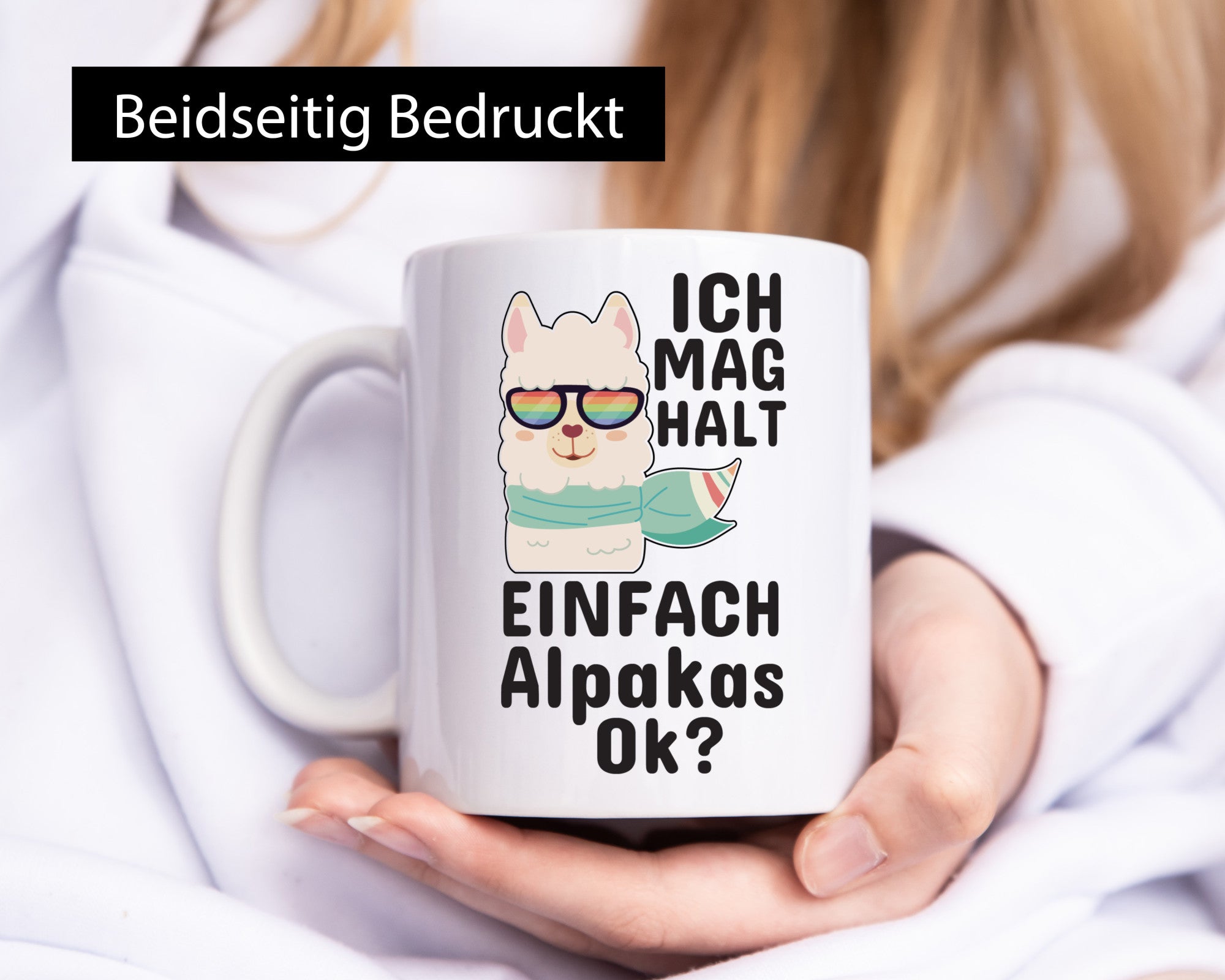 Ich mag Alpakas | Motiv Tasse lustig Tierliebe Tierliebhaber Humor Geschenk