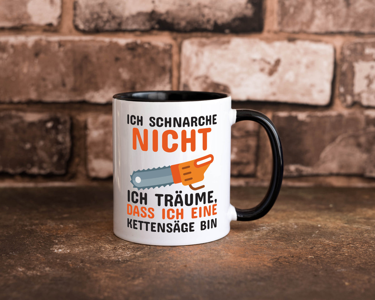 Ich schnarche nicht lustiger Spruch Geschenk Humor Geschenkidee Tasse