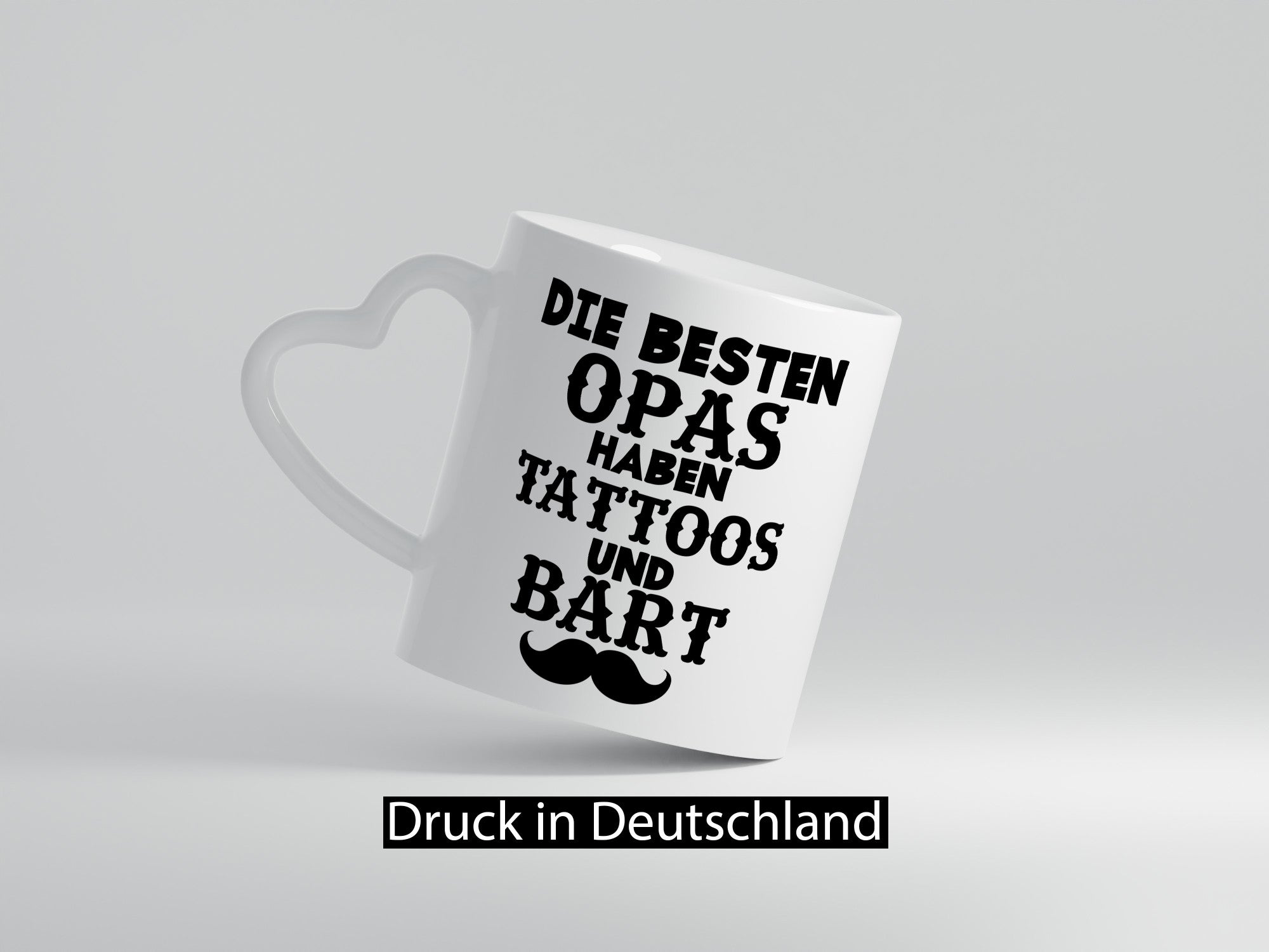 Die besten Opas haben Tattoos und Bart | Schneuzer Humor Familie Geschenkidee