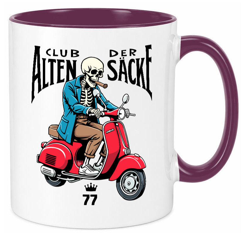 77. Geburtstag | 77 Jahre Club der alten Säcke v2 lustiger Spruch Geschenk Tasse