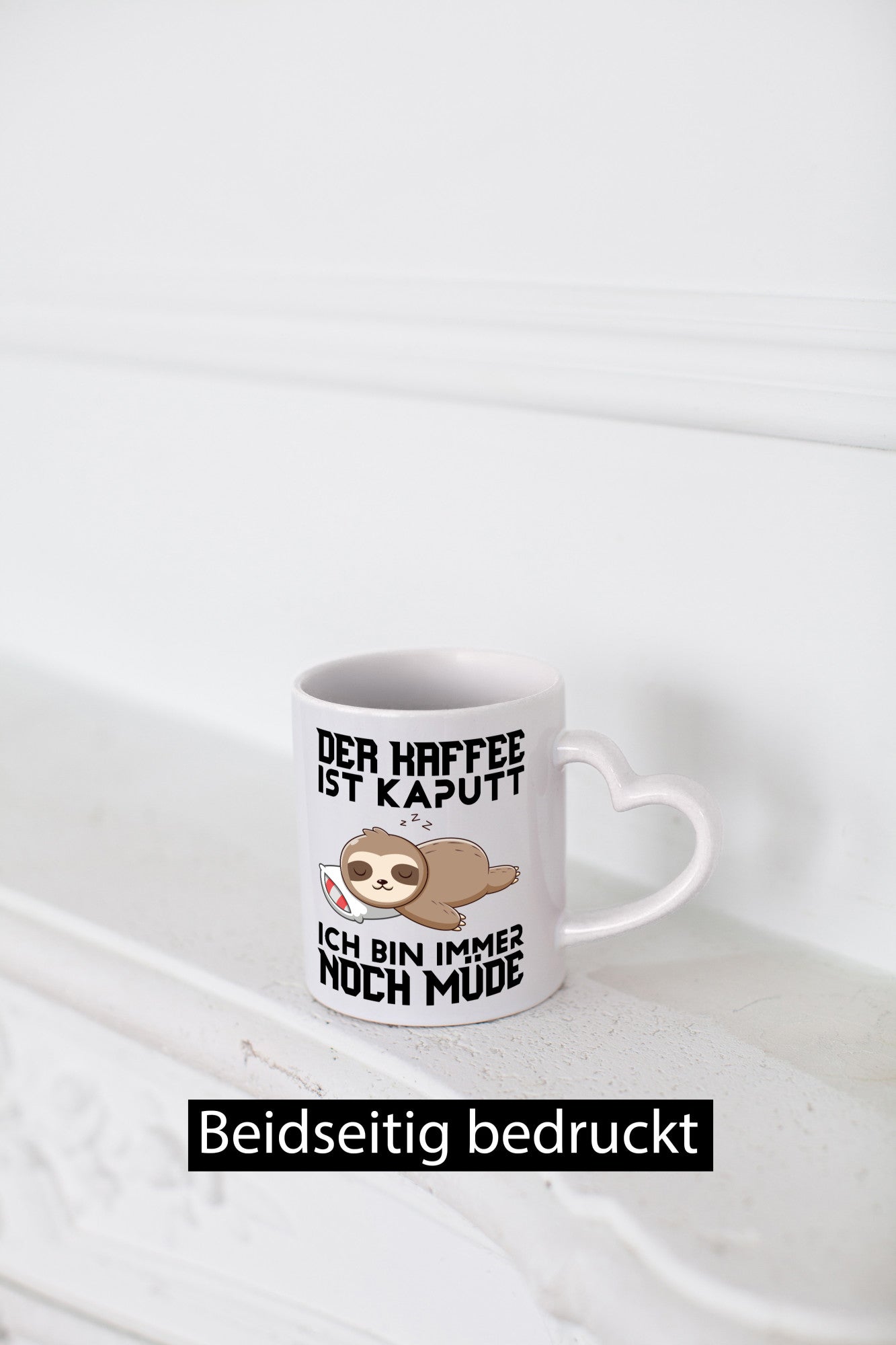 Der Kaffee ist kaputt ich bin müde Humor Geschenkidee Tasse