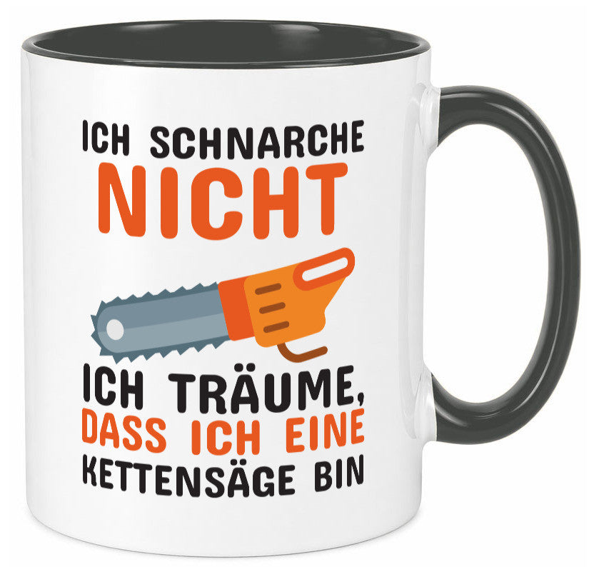 Ich schnarche nicht lustiger Spruch Geschenk Humor Geschenkidee Tasse