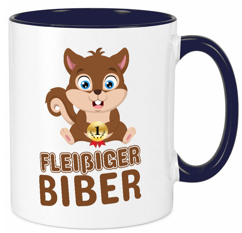 Fleißiger Biber | Motiv Tasse Kinder Geburtstag lustig Geschenkidee Geschenk