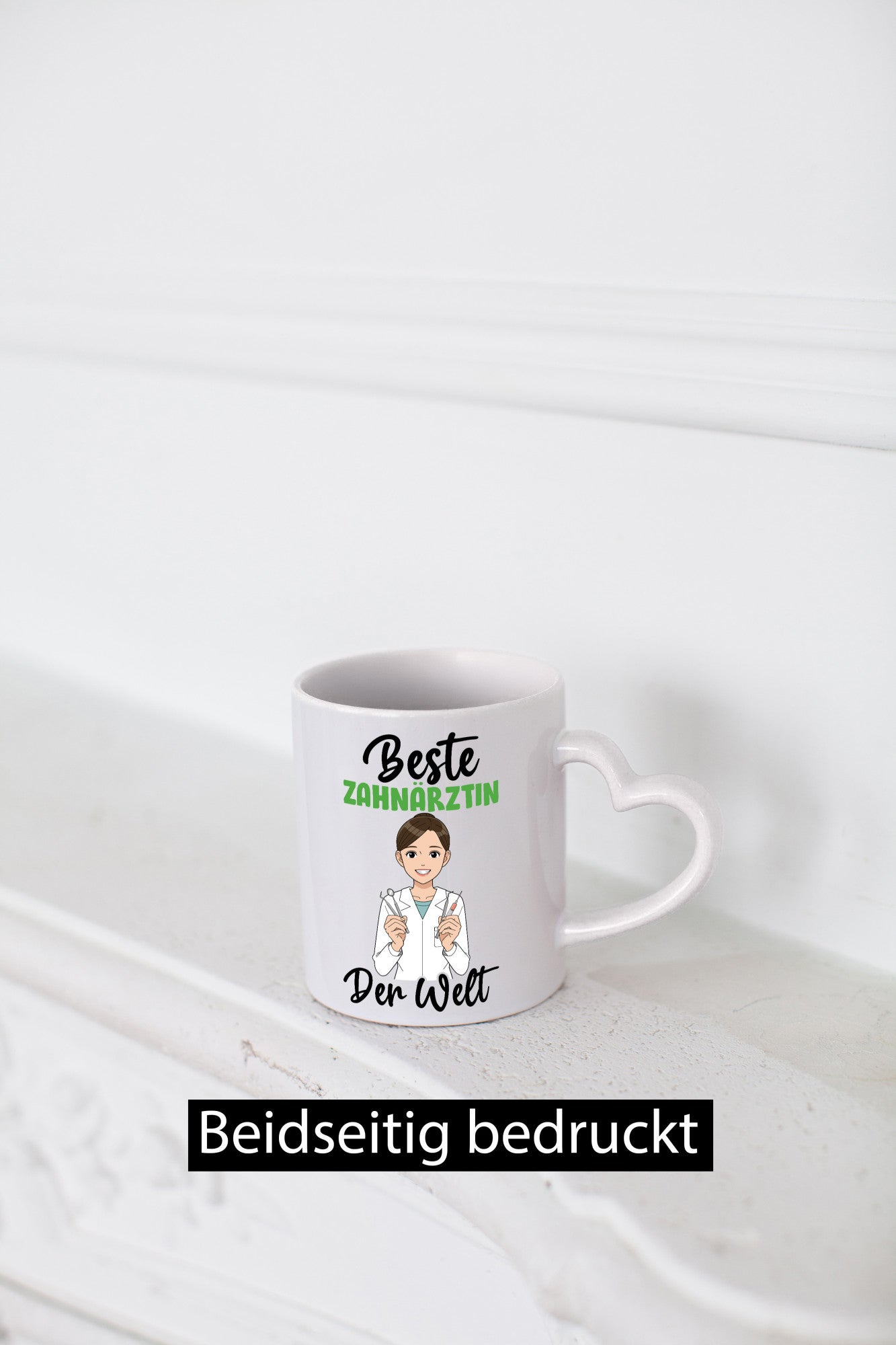 Beste Zahnärztin | Zahnmedizin Beruf v2 Humor Arbeit Kollegen Büro Geschenkidee