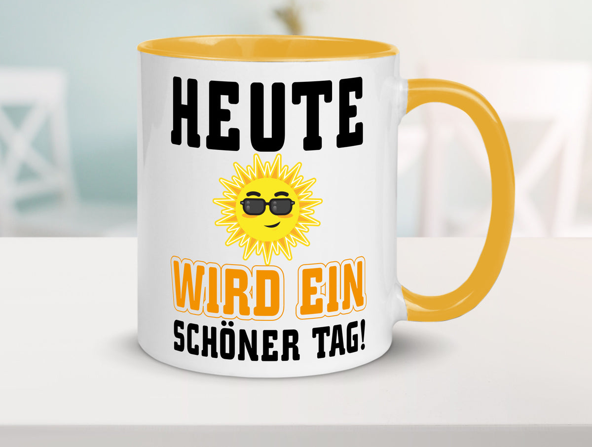 Schöner Tag Geschenk Humor Geschenkidee lustiger Spruch Tasse