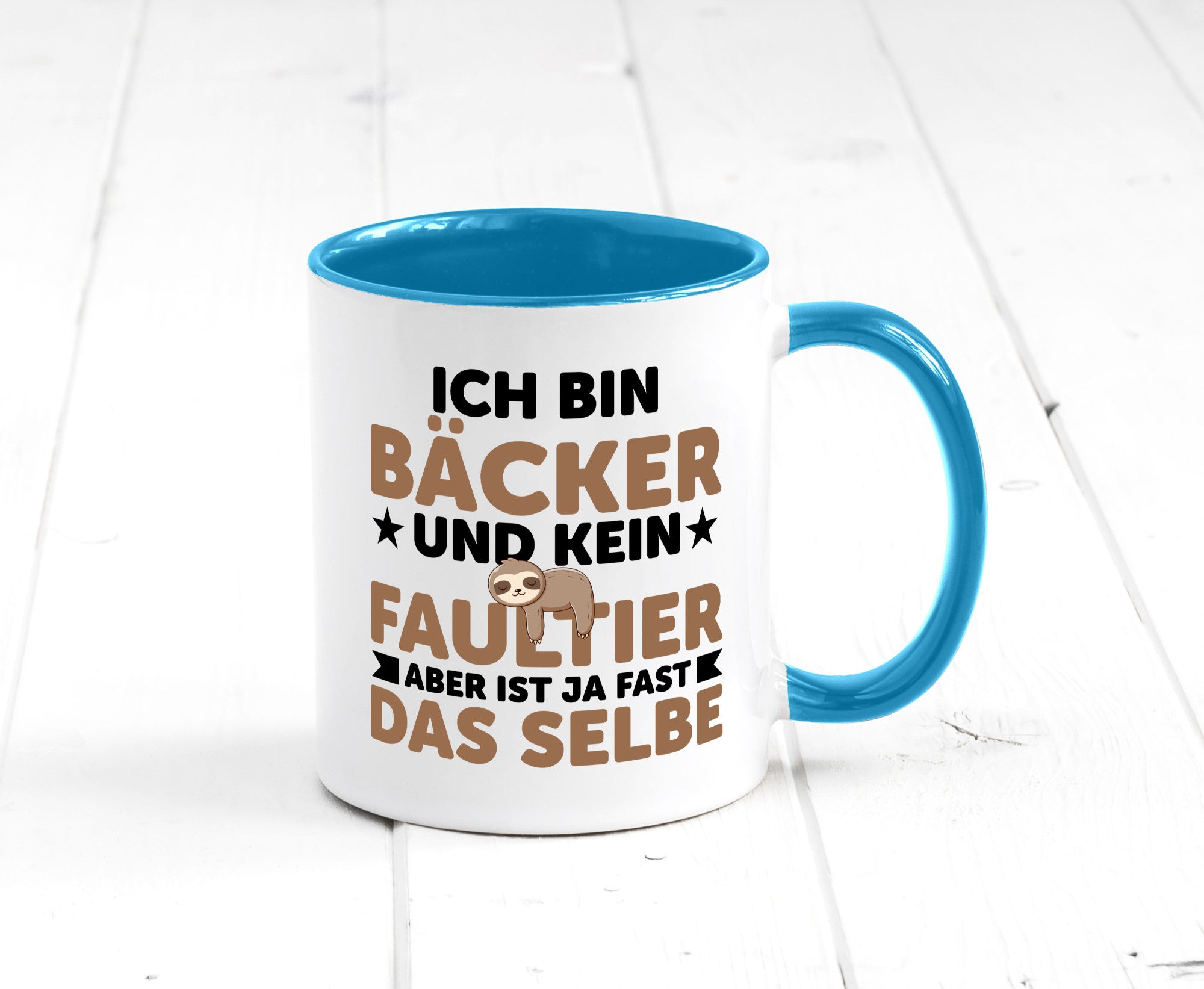 Ich bin kein Faultier: Bäcker | Bäckerei Backen Konditor Humor Tierliebhaber