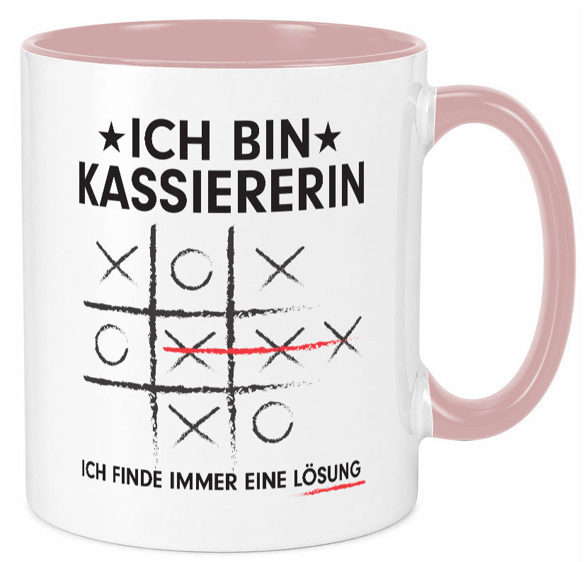 Löse Probleme: Kassiererin Geschenkidee Humor Tasse