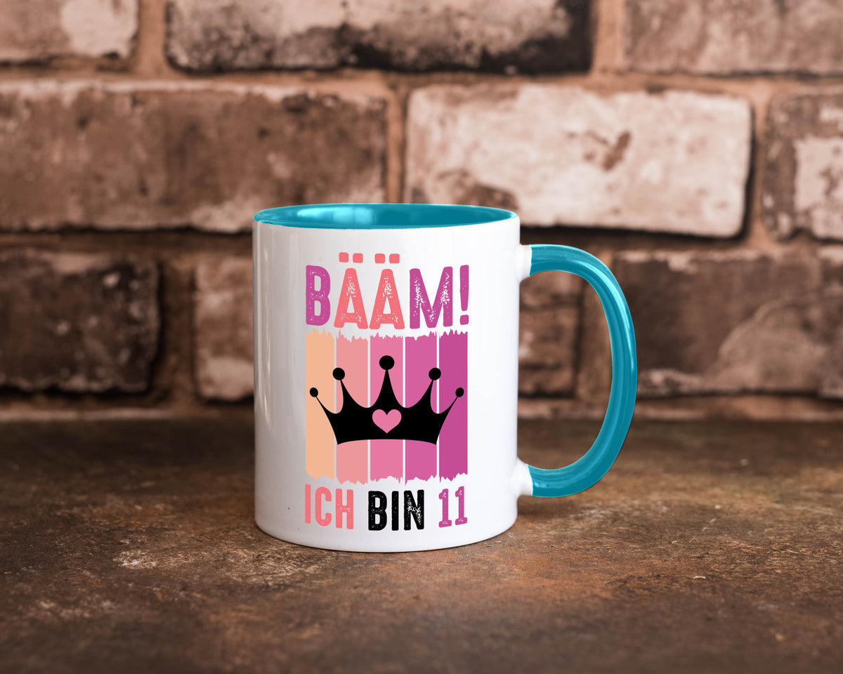 11. Geburtstag | 11 Jahre Bääm ich bin Krone Humor Geschenkidee Tasse
