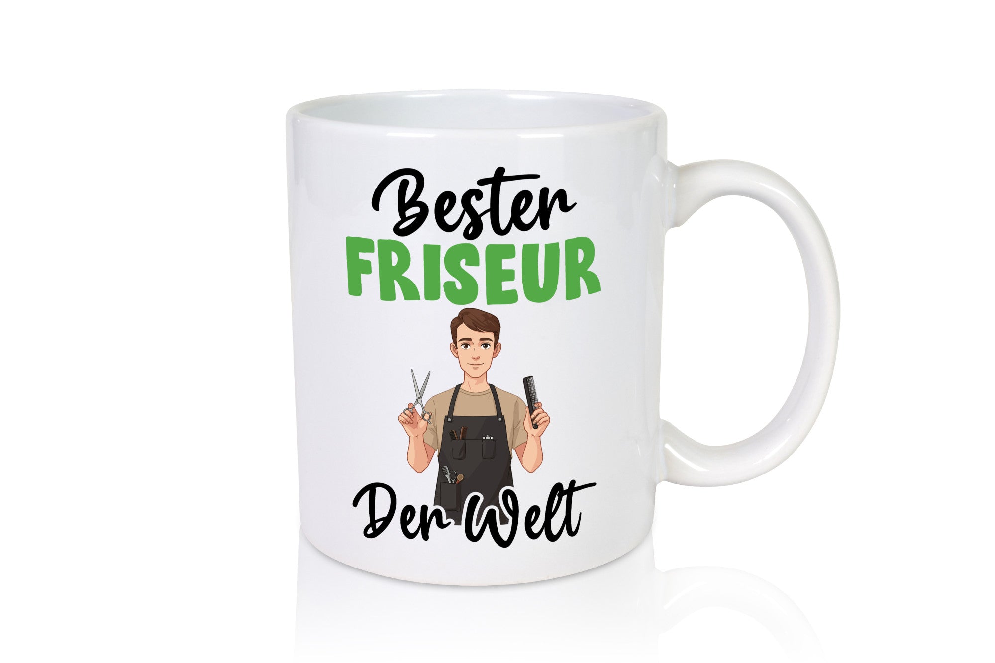 Bester Friseur | Frisuer lustiger Spruch Geschenk Humor Geschenkidee Tasse