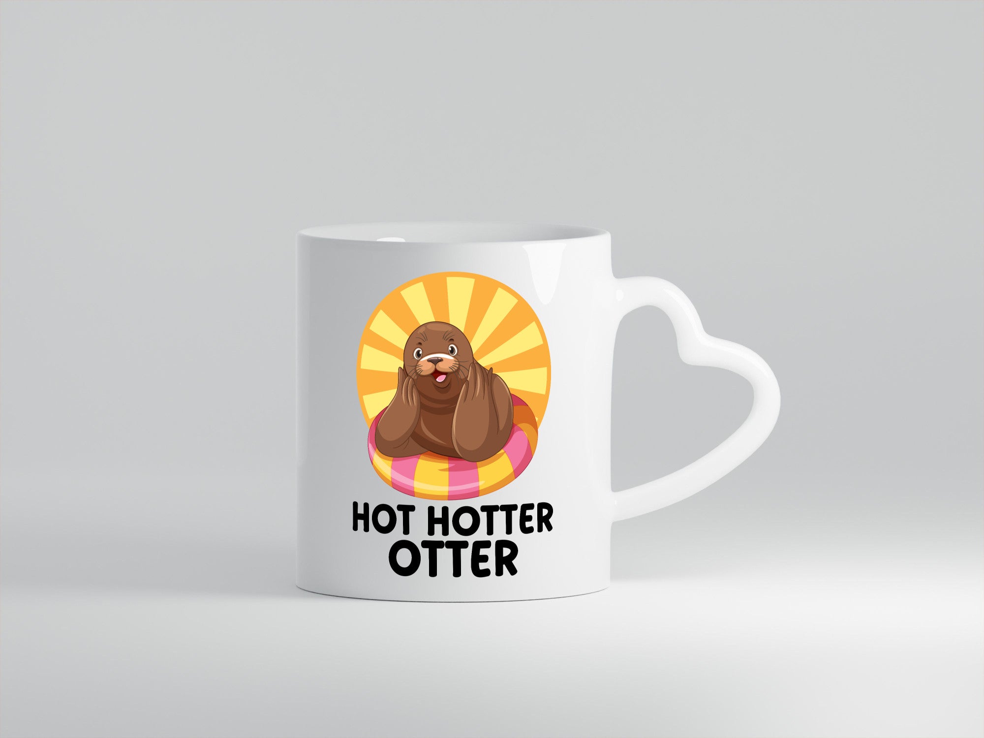Hot Hotter Otter | Otterliebe lustig Humor Geschenkidee Geschenk Tasse