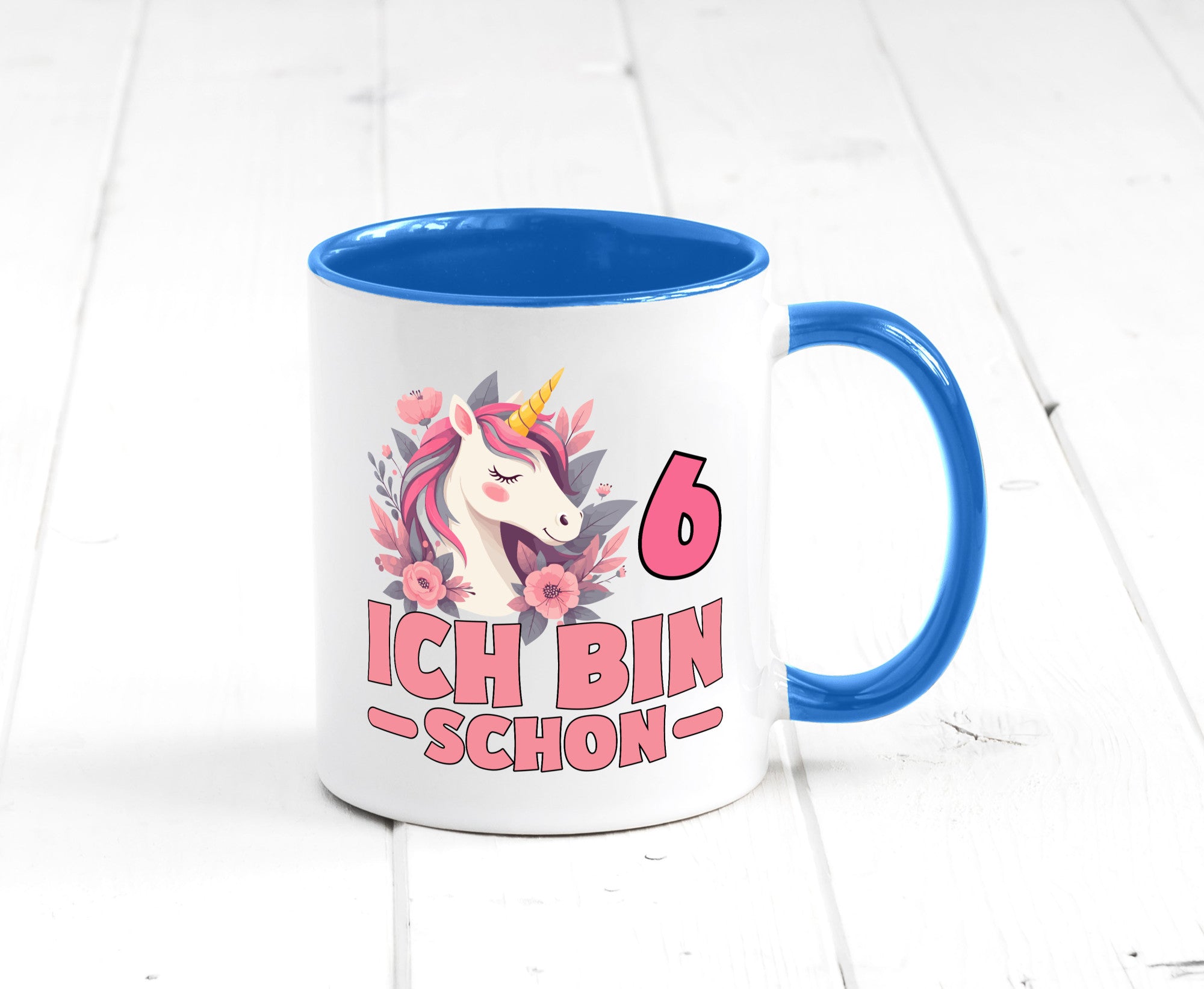 6. Geburtstag | 6 Jahre Einhorn bin schon Mädchen Geschenk Geschenkidee