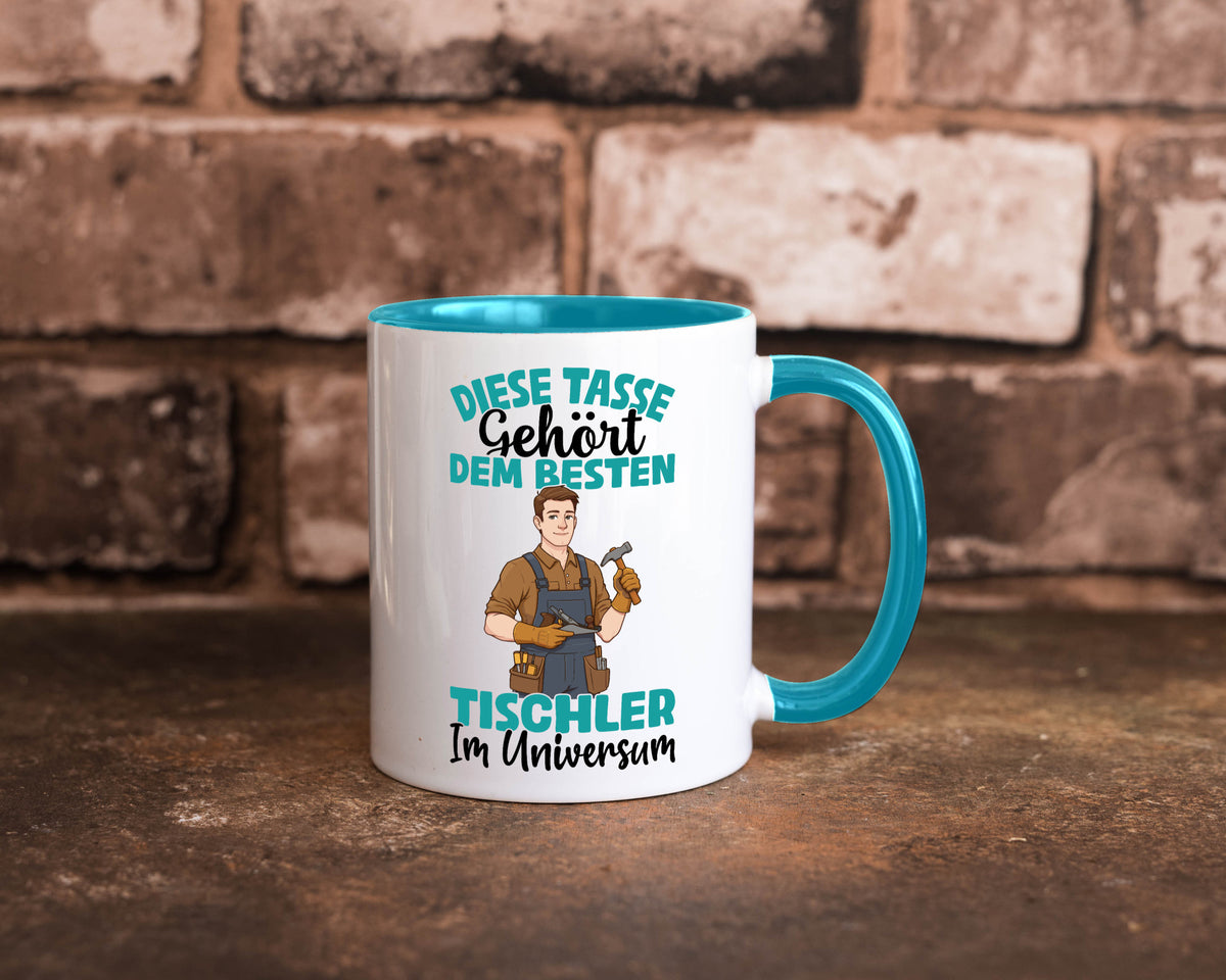 Im Universum: Tischler | Handwerk Beruf Tischlerei Geschenkidee Arbeit Kollegen Tasse