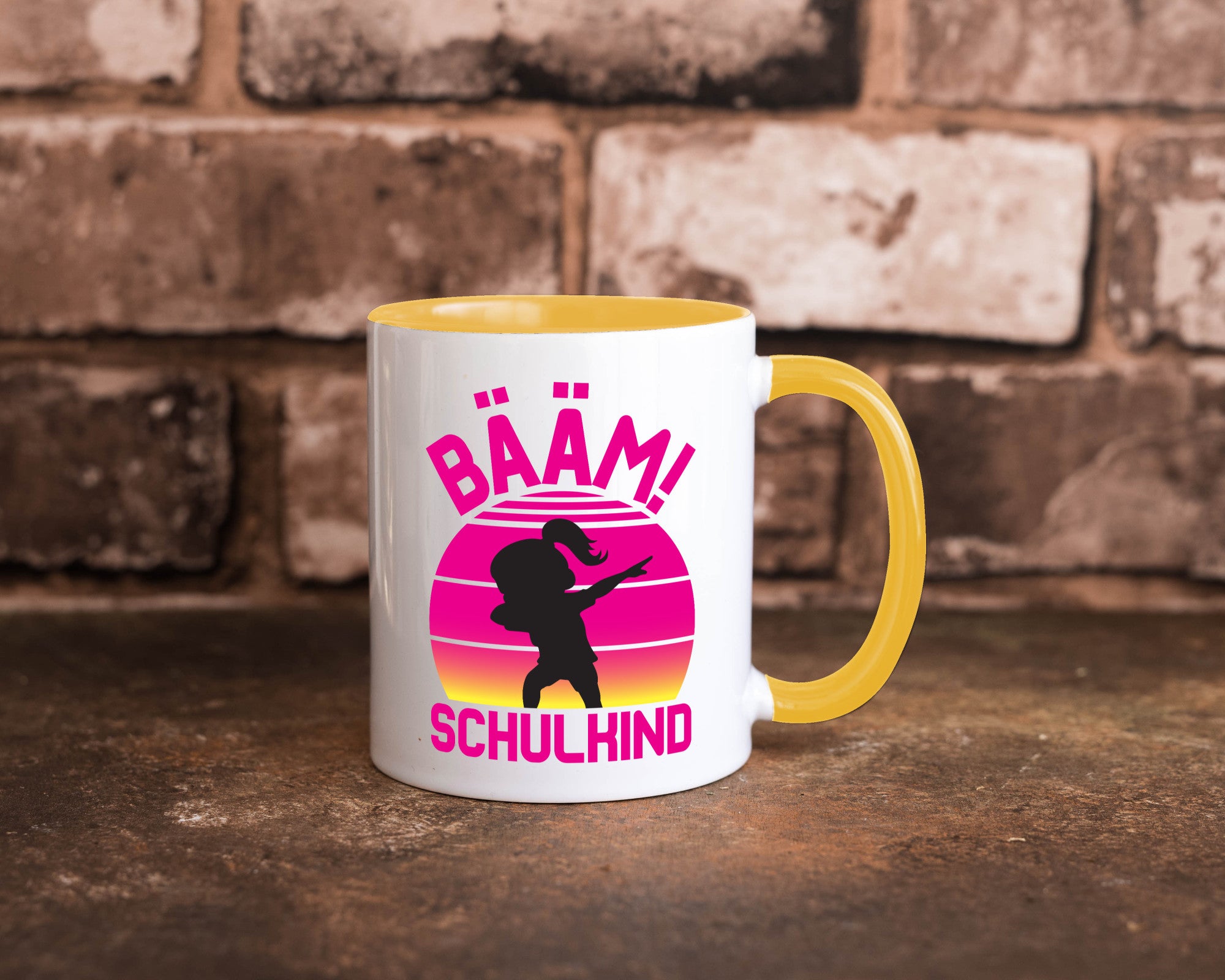 Bääm Schulkind | Einschuldung Schulanfang Geschenkidee Humor Tasse