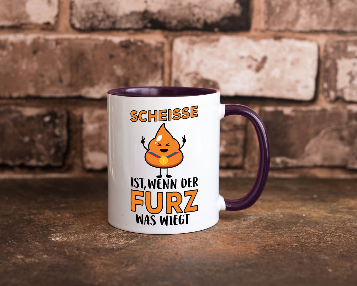 Scheisse ist lustiger Spruch Geschenk Humor Geschenkidee Tasse