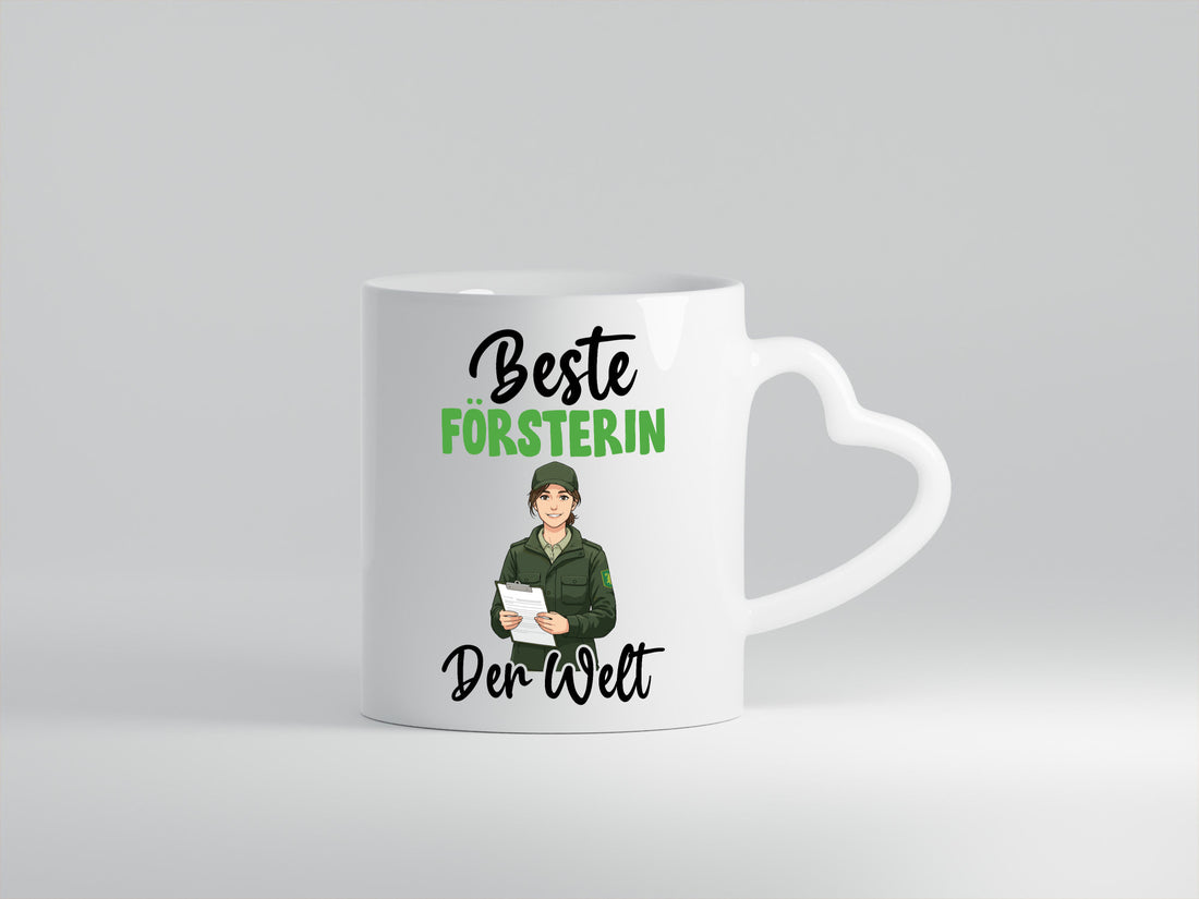 Beste Försterin | Forst Arbeit v2 lustiger Spruch Geschenk Kollegen Büro Tasse