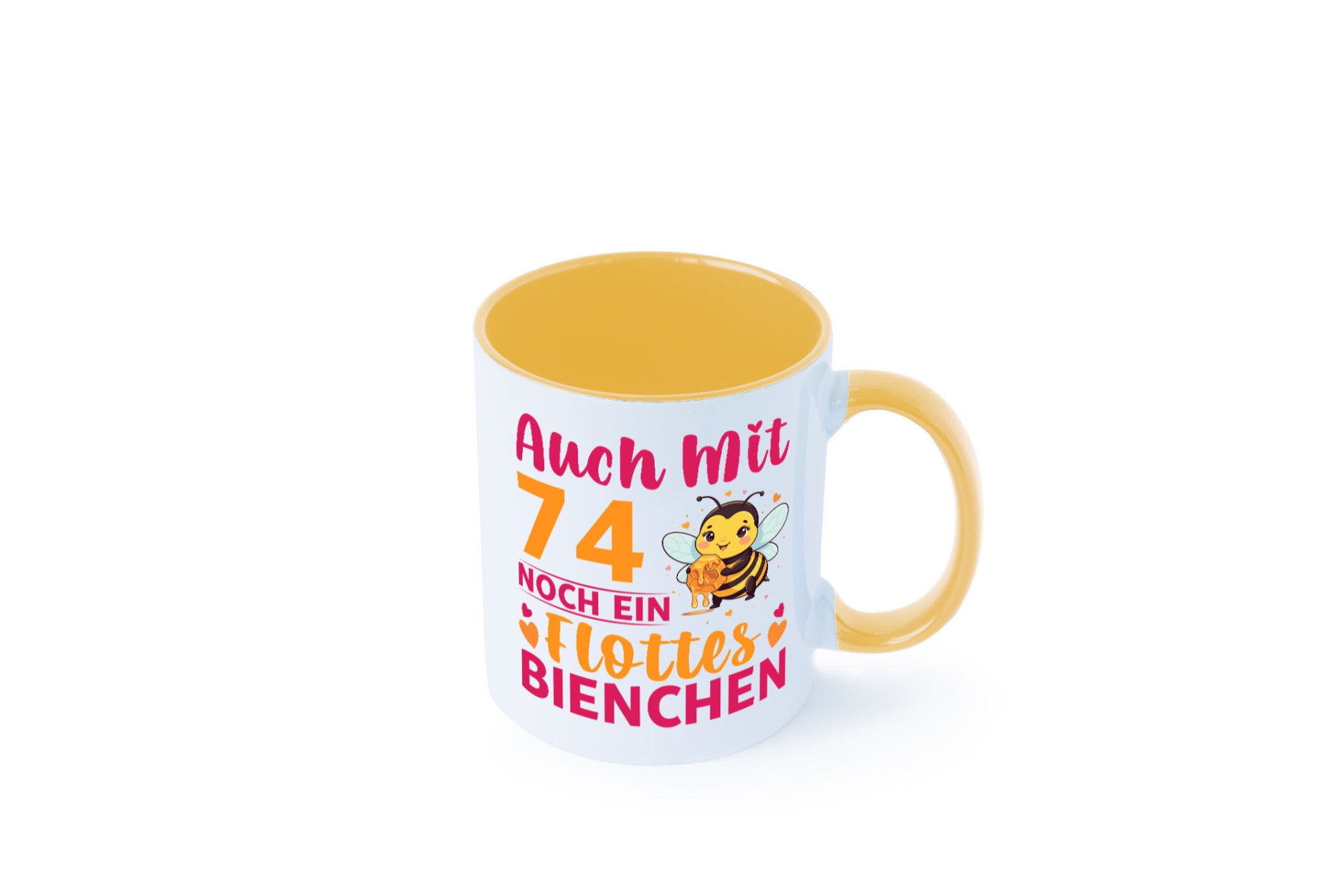 74. Geburtstag | Flottes Bienchen 74 Jahre v2 Geschenkidee Humor Tasse