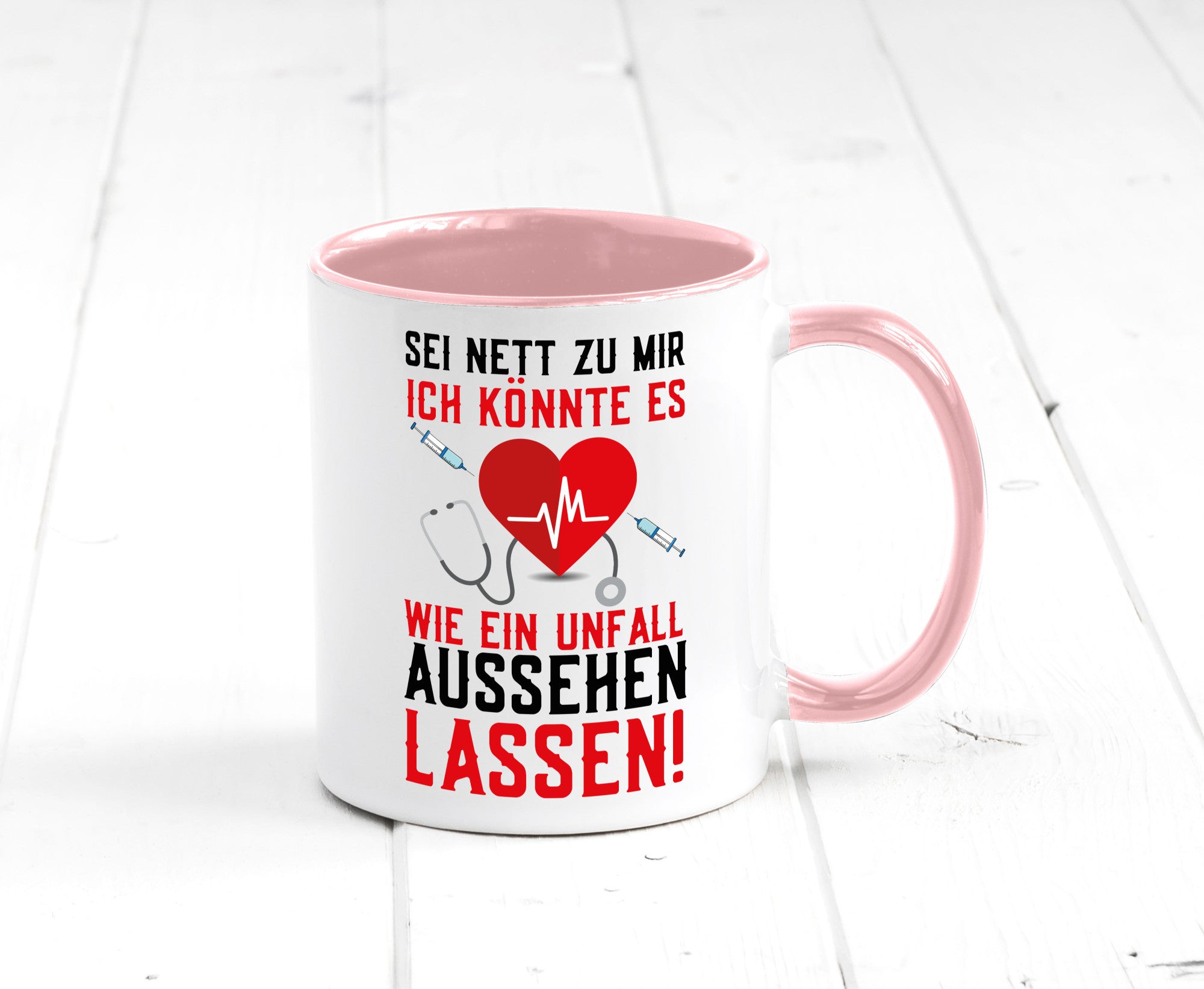 Sei nett zu mir | Krankenschwester Arzt Klinik Spritze v2 lustig Humor