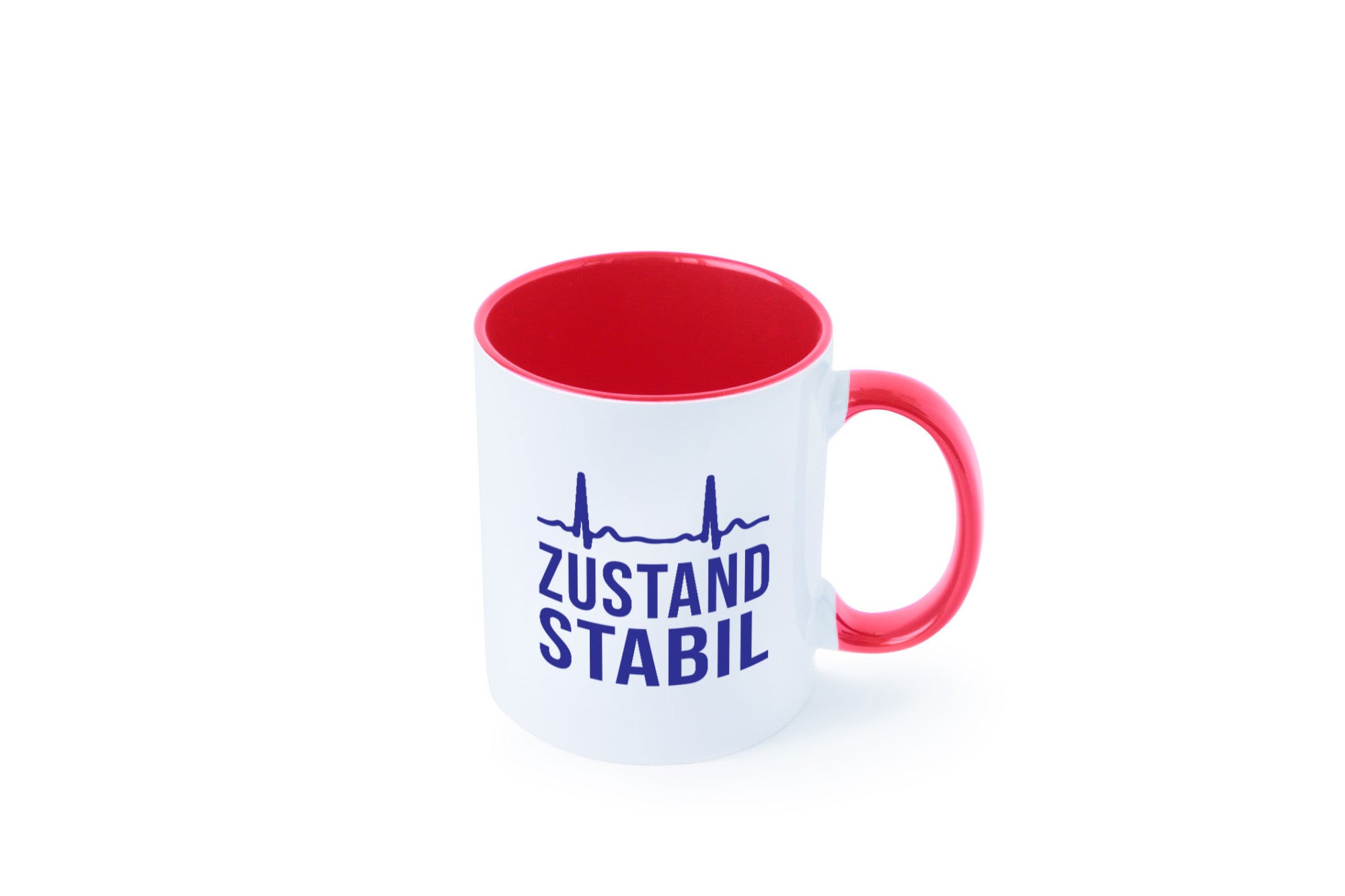 Zustand stabil | Herzschlag v2 Geschenk Humor Geschenkidee lustiger Spruch Tasse
