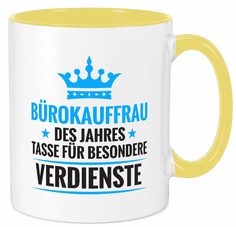 Besonderer Verdienst: Bürokauffrau | Kauffrau lustig Arbeit Kollegen Büro