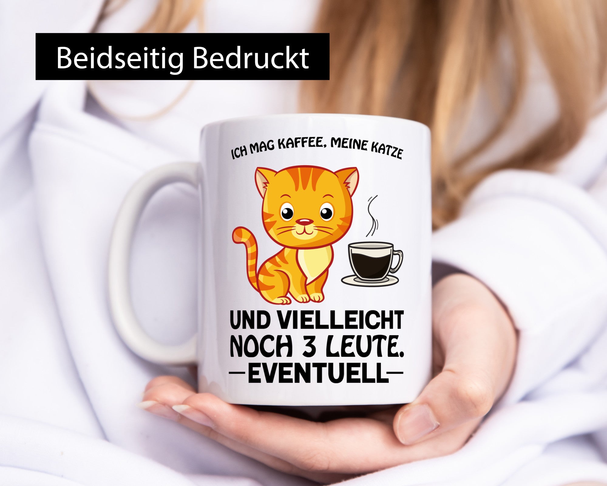 Ich mag Kaffee lustiger Spruch Geschenk Humor Geschenkidee Tasse
