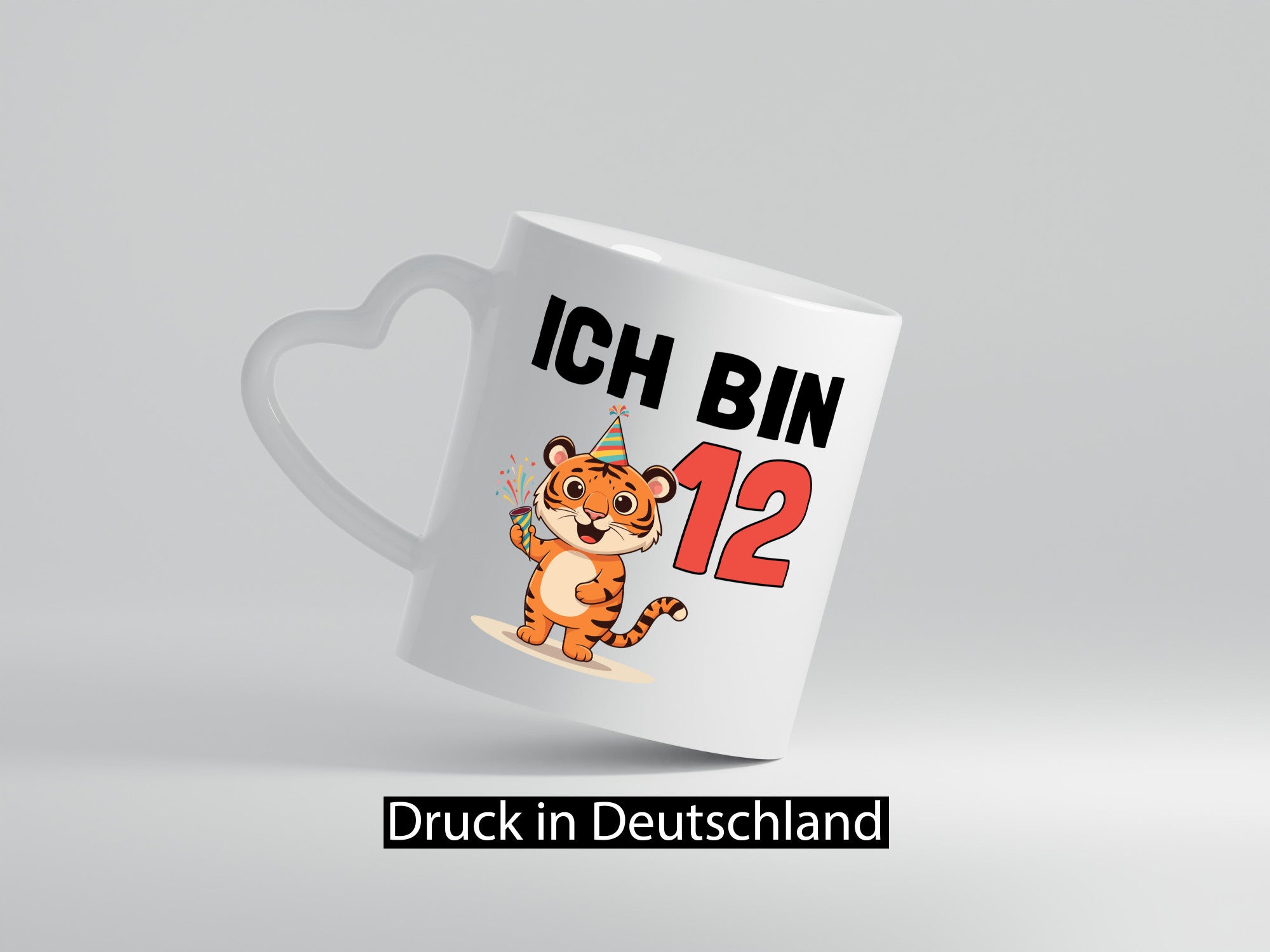 12. Geburtstag | 12 Jahre Tiger lustiger Spruch Geschenk Geschenkidee Tasse