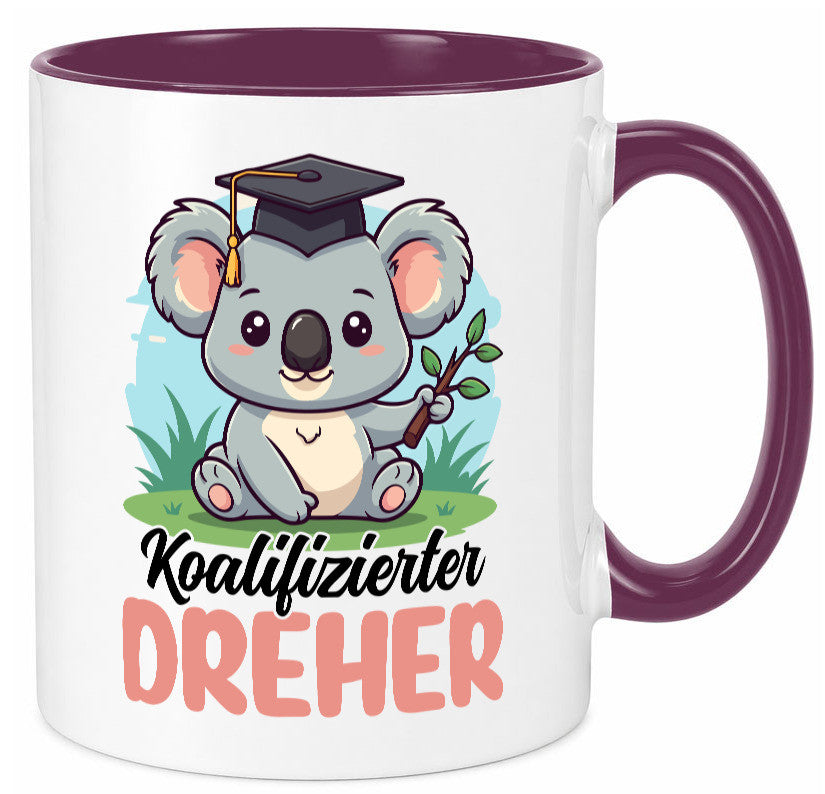 Koalifizierter Dreher | Fräser v2 Geschenk Humor Geschenkidee lustiger Spruch Tasse