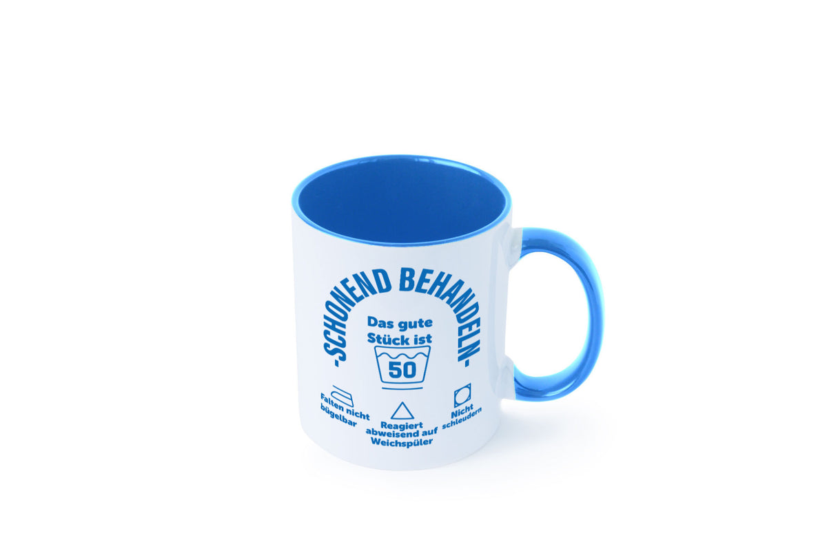 Schonend behandeln | 50 Geburtstag Humor Geschenkidee Tasse
