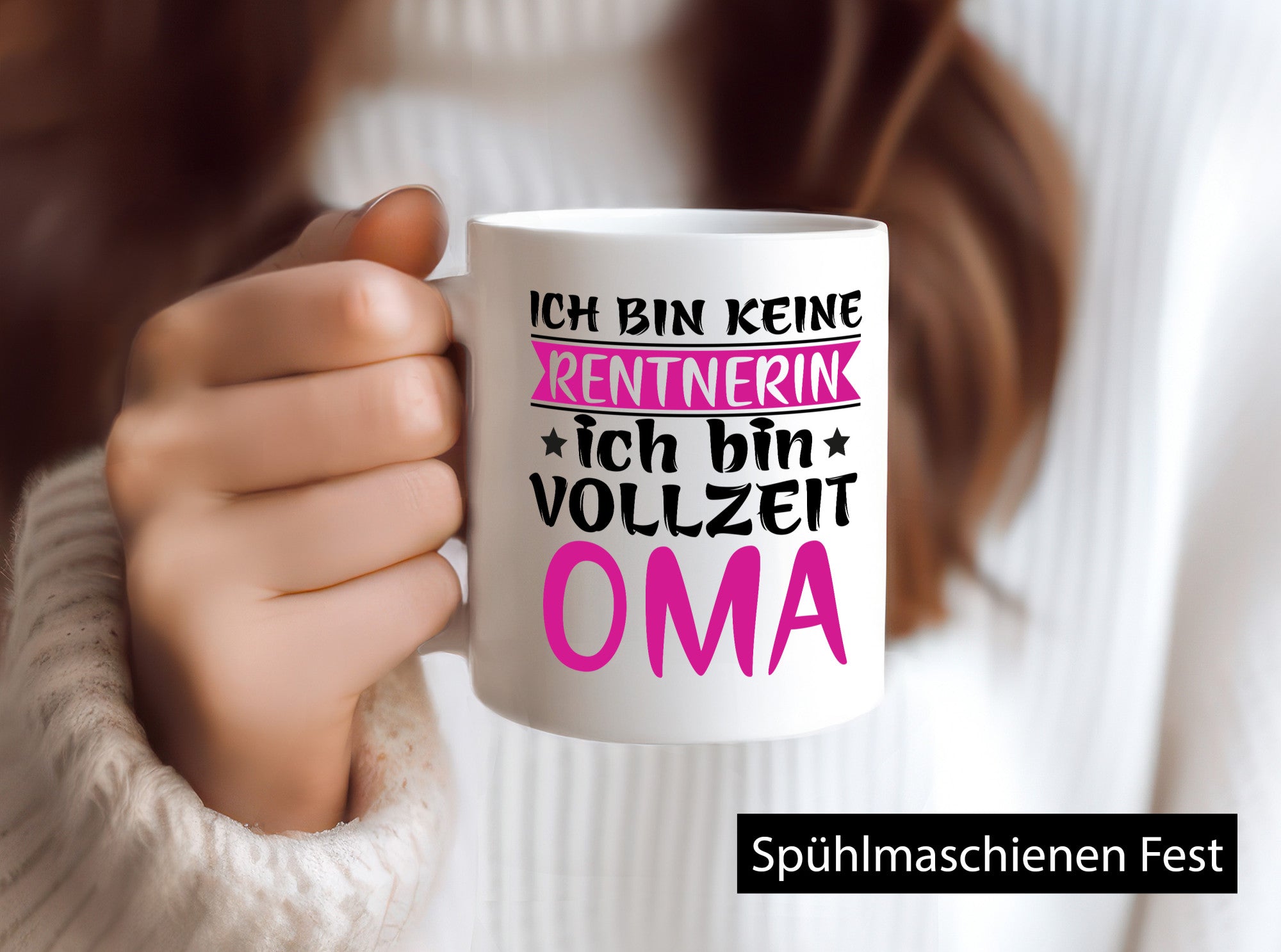 Ich bin eine Rentnerin | Vollzeit Oma Ruhestand Humor Familie Geschenkidee Tasse