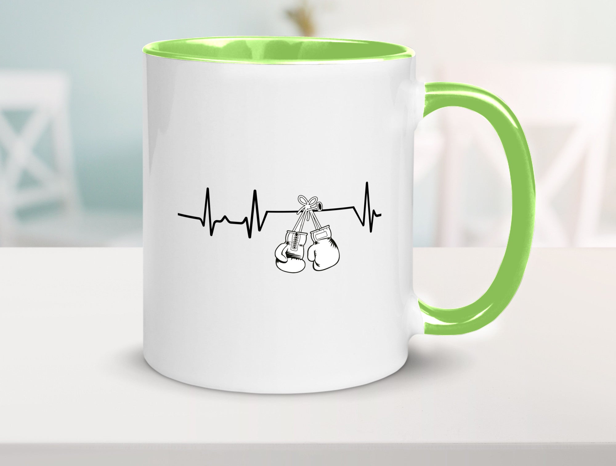 Boxen Herzschlag | Boxhandschuhe Boxer Sport lustig Humor Geschenkidee Geschenk