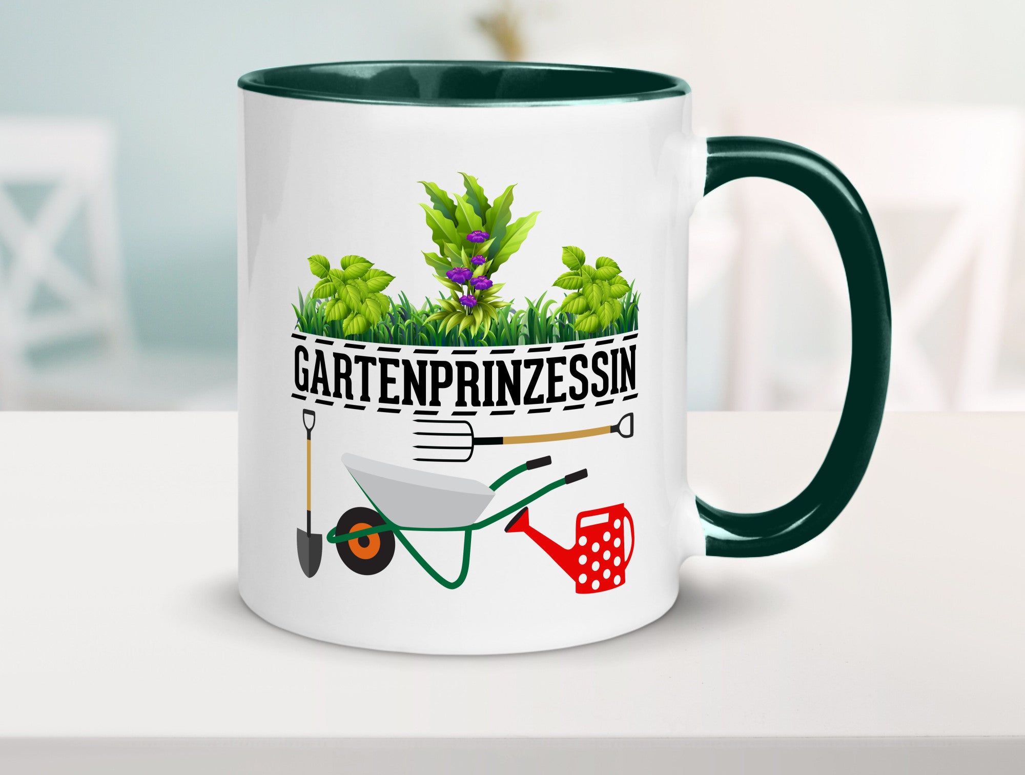 Gartenprinzessin | Gärtnerin Gartenliebhaber Geschenk Humor Geschenkidee