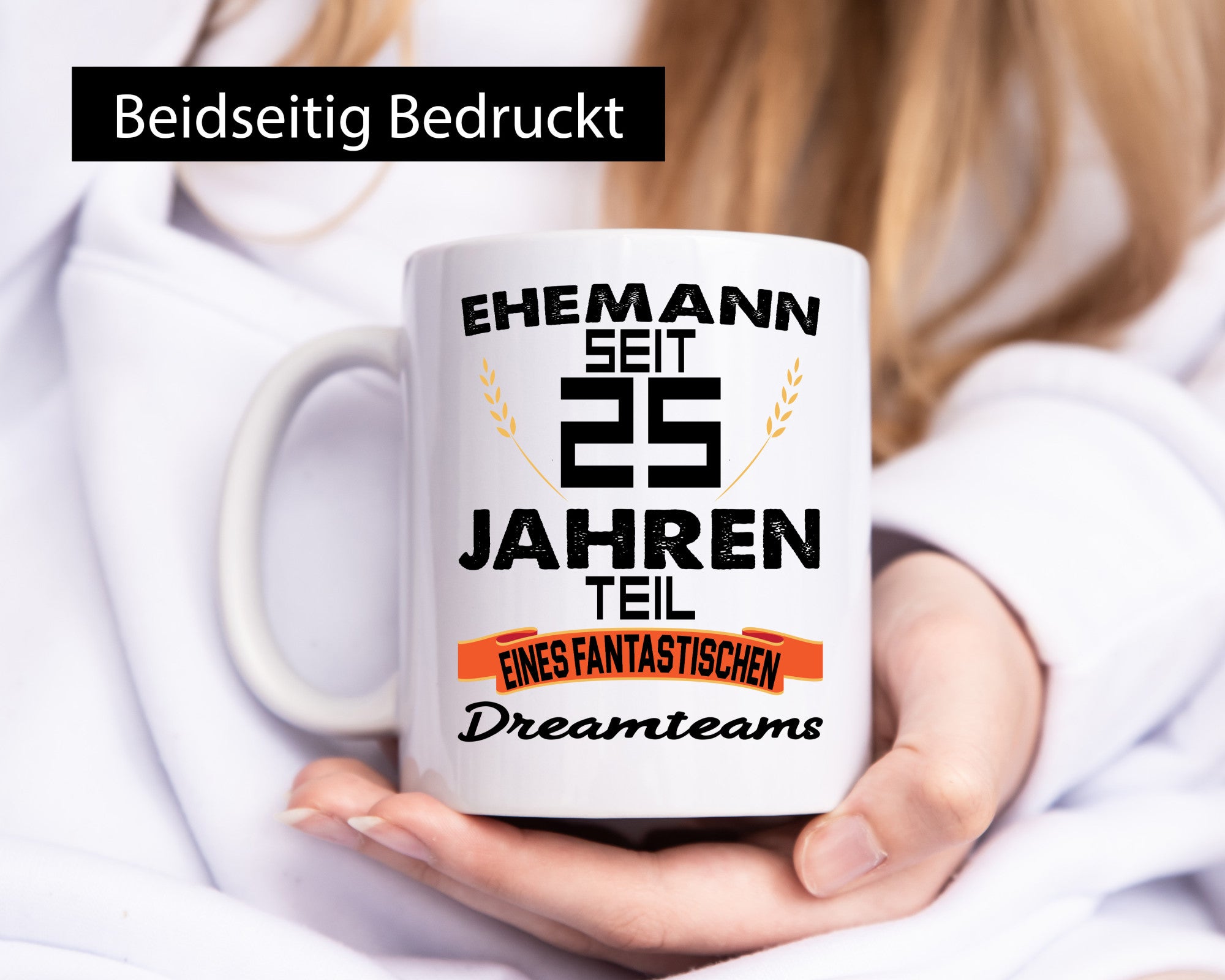 Ehemann seit 25 Jahren | Fantastische Familie Dreamteam Humor Geschenkidee Tasse