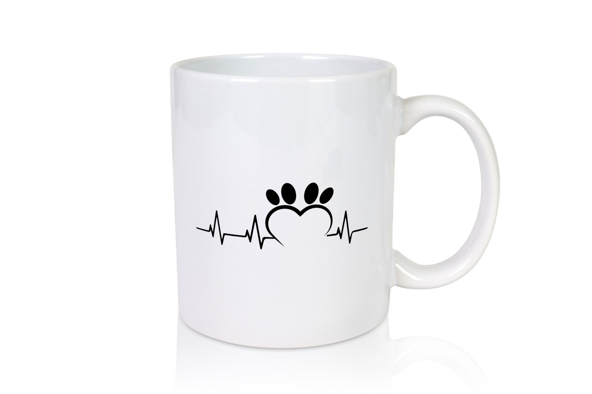Pfoten Herzschlag | Hundepfoten Hunde Liebe Herz Geschenkidee Tierliebhaber