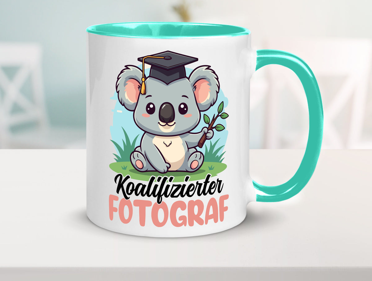 Koalifizierter Fotograf | Fotografie Kamera Geschenk Humor Geschenkidee Tasse