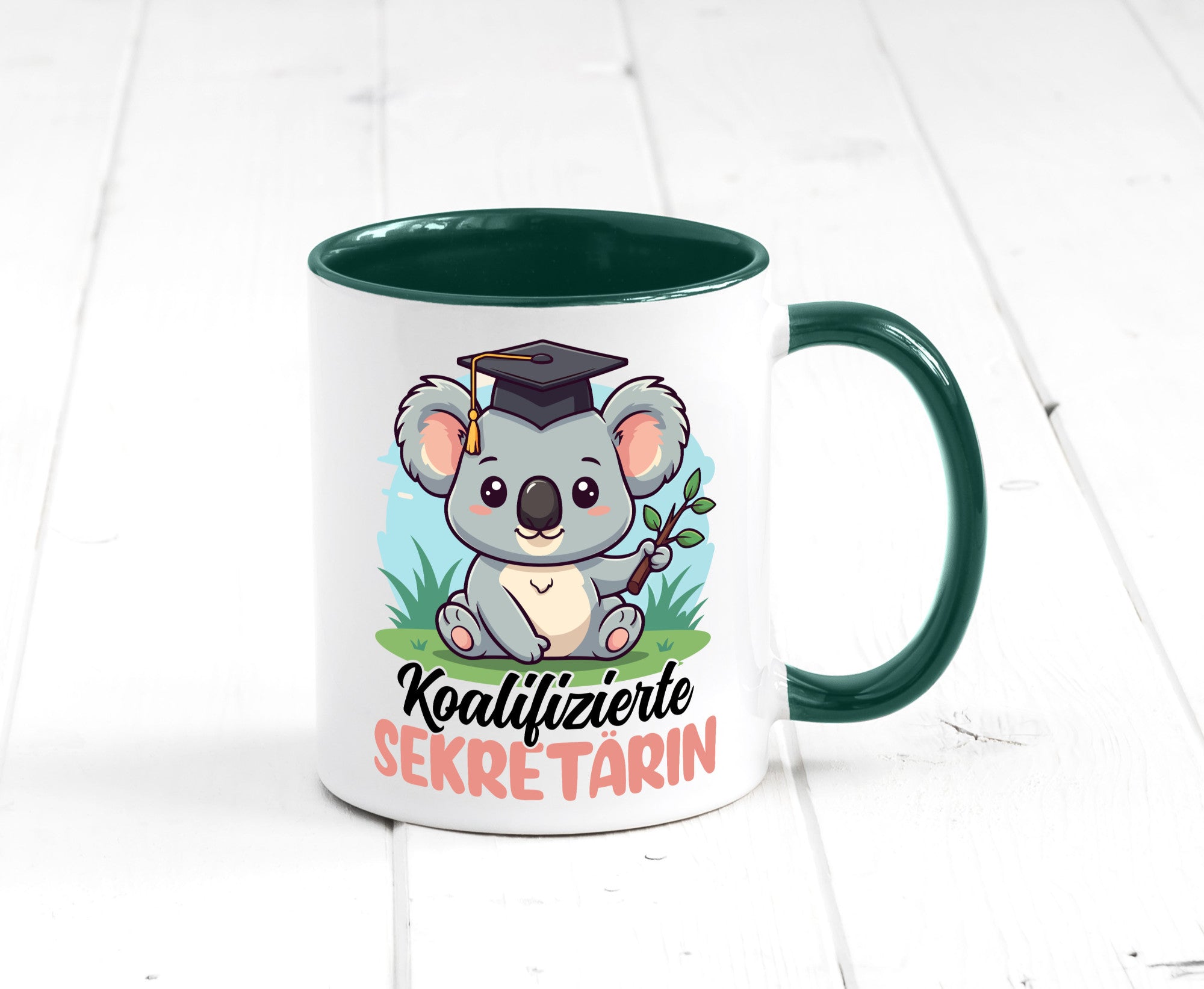 Koalifizierte Sekretärin | Büro Geschenkidee Arbeit Kollegen Humor Tasse