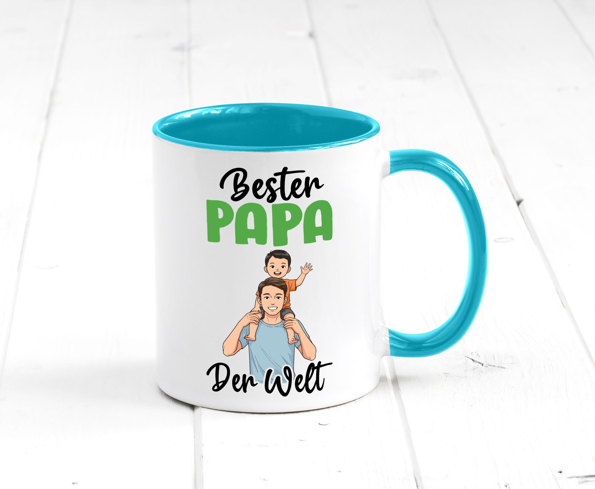 Bester Papa | Vatertag Daddy Familie lustiger Spruch Geschenk Geschenkidee Tasse
