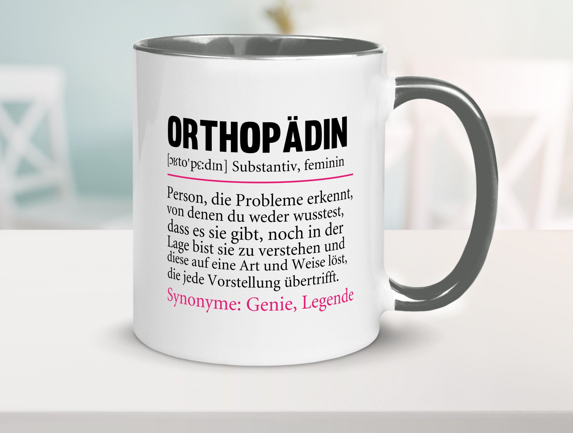 Orthopädin | Spruch Beruf Humor Orthopädie v2 Arbeit Kollegen Büro Geschenkidee